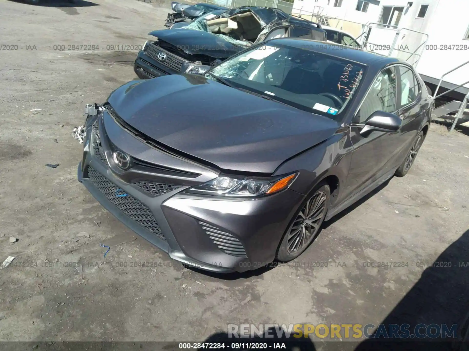 2 Photograph of a damaged car 4T1B11HK3KU717243 TOYOTA CAMRY 2019