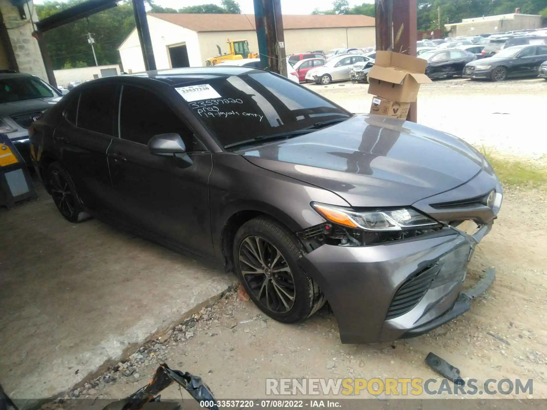 1 Photograph of a damaged car 4T1B11HK3KU718957 TOYOTA CAMRY 2019