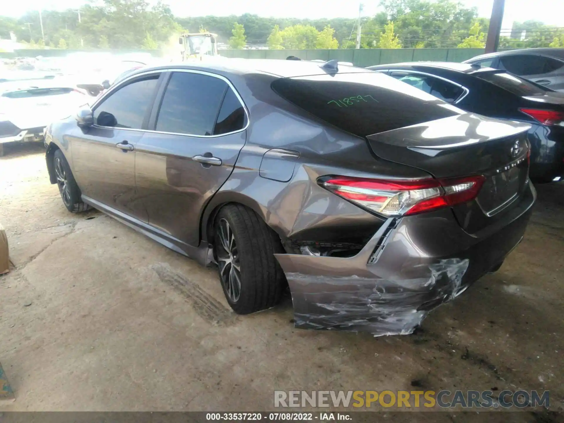 3 Photograph of a damaged car 4T1B11HK3KU718957 TOYOTA CAMRY 2019