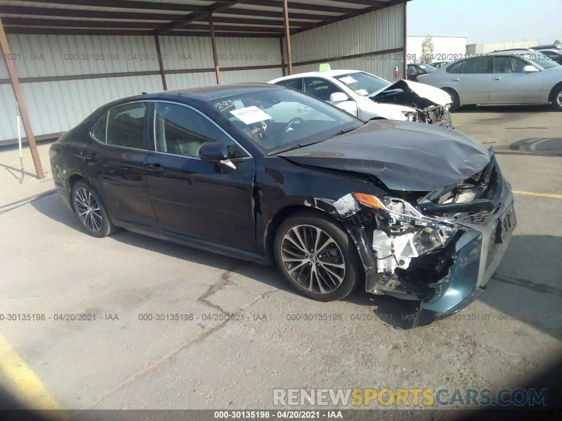 1 Photograph of a damaged car 4T1B11HK3KU719395 TOYOTA CAMRY 2019