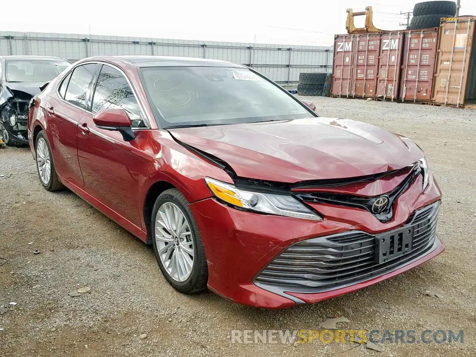 1 Photograph of a damaged car 4T1B11HK3KU720627 TOYOTA CAMRY 2019