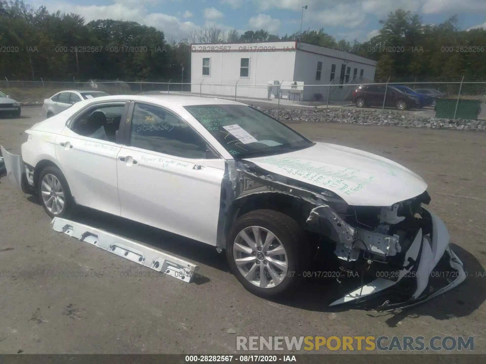 1 Photograph of a damaged car 4T1B11HK3KU721549 TOYOTA CAMRY 2019