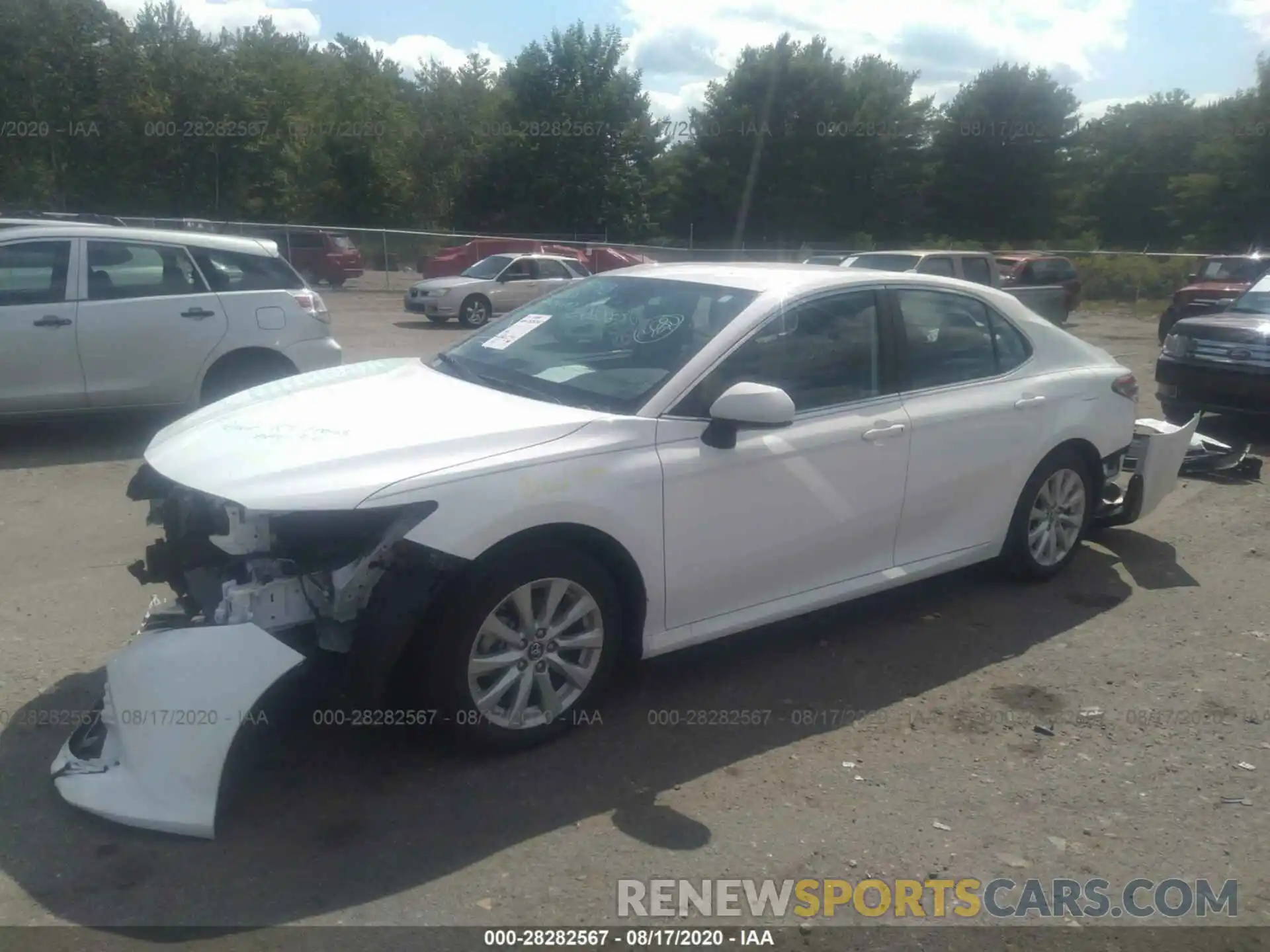 2 Photograph of a damaged car 4T1B11HK3KU721549 TOYOTA CAMRY 2019