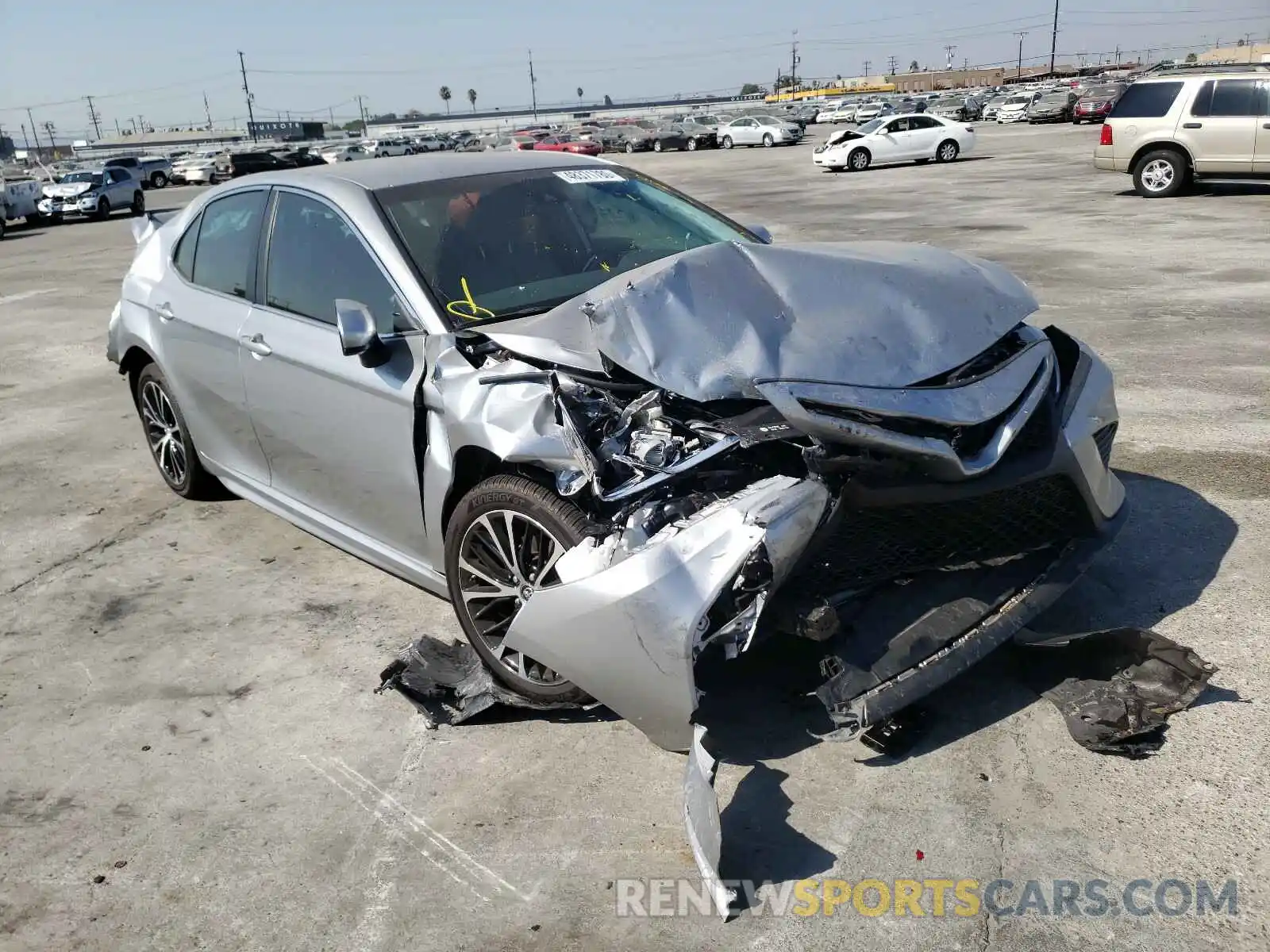 1 Photograph of a damaged car 4T1B11HK3KU721597 TOYOTA CAMRY 2019