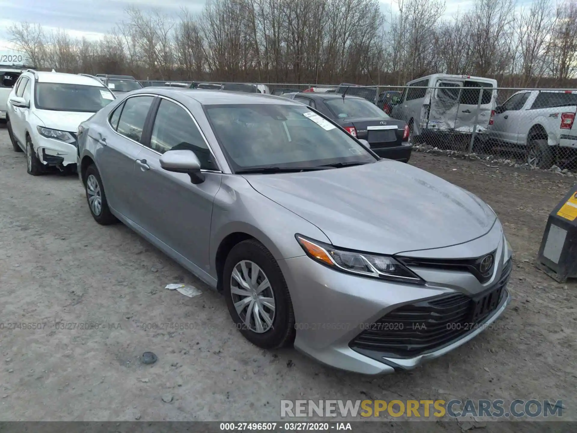 1 Photograph of a damaged car 4T1B11HK3KU722605 TOYOTA CAMRY 2019