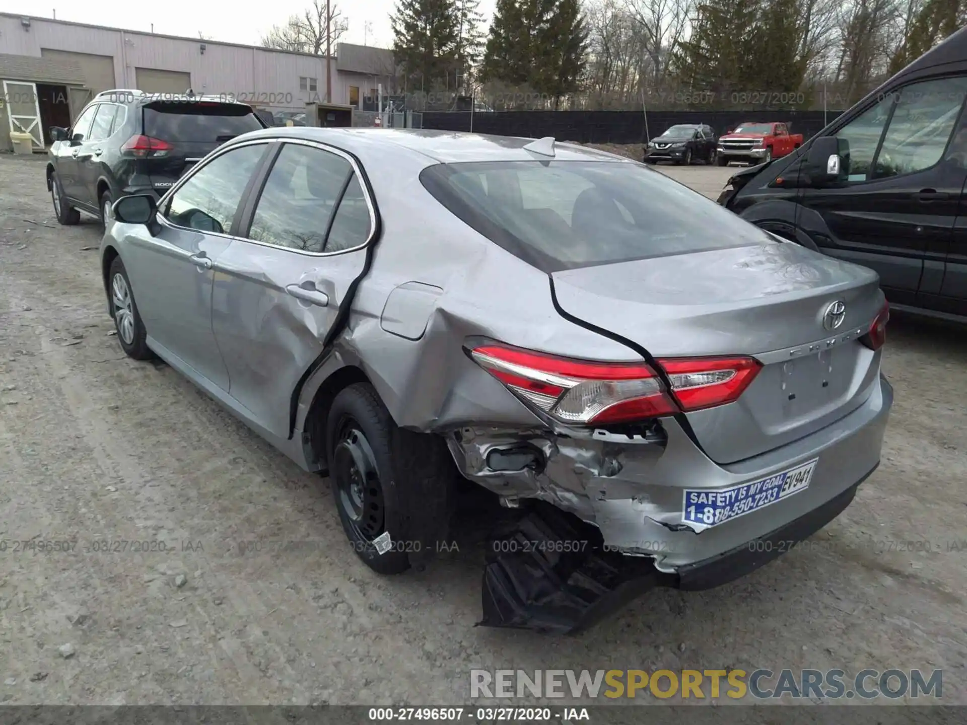 3 Photograph of a damaged car 4T1B11HK3KU722605 TOYOTA CAMRY 2019