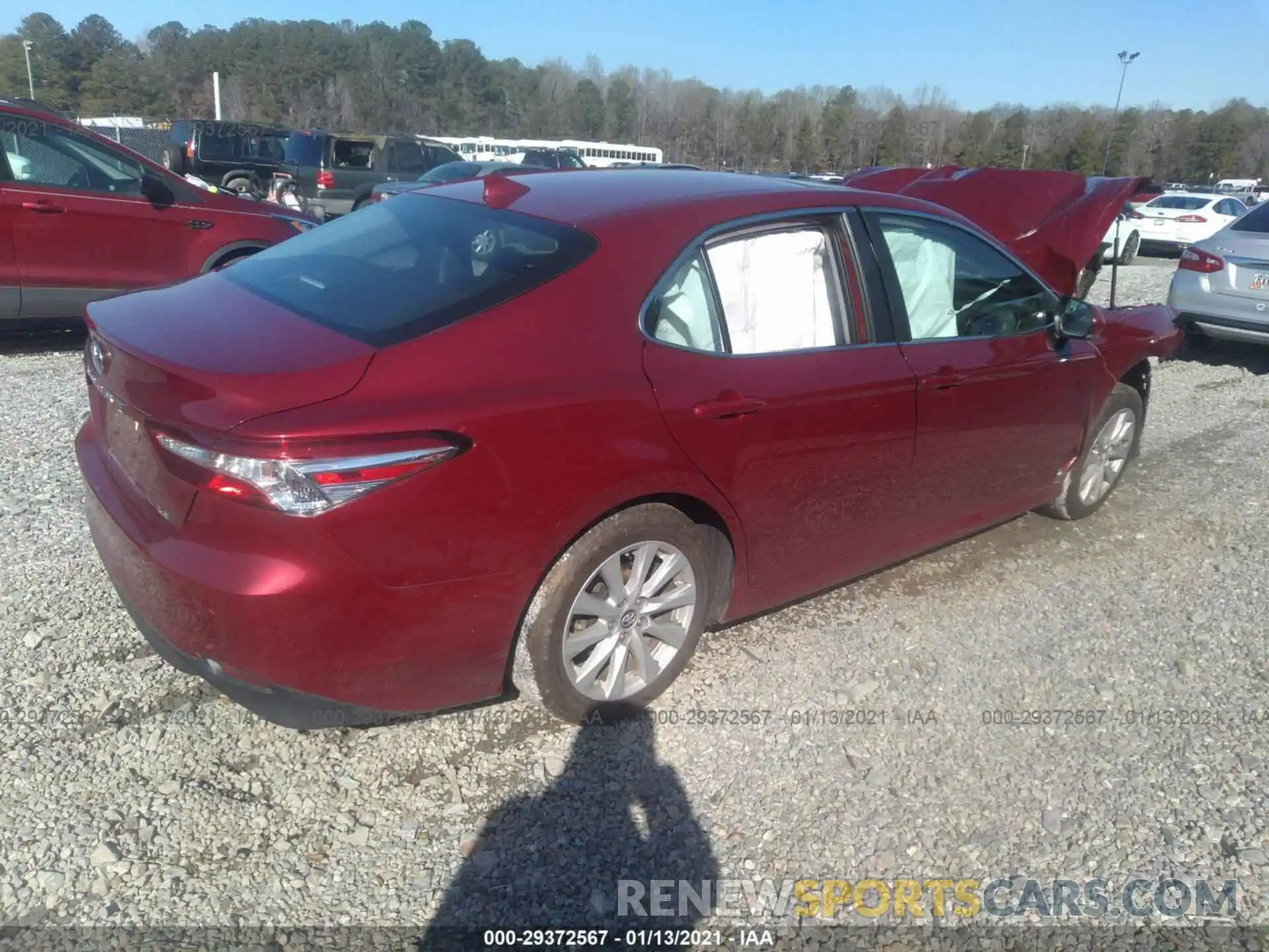 4 Photograph of a damaged car 4T1B11HK3KU723348 TOYOTA CAMRY 2019