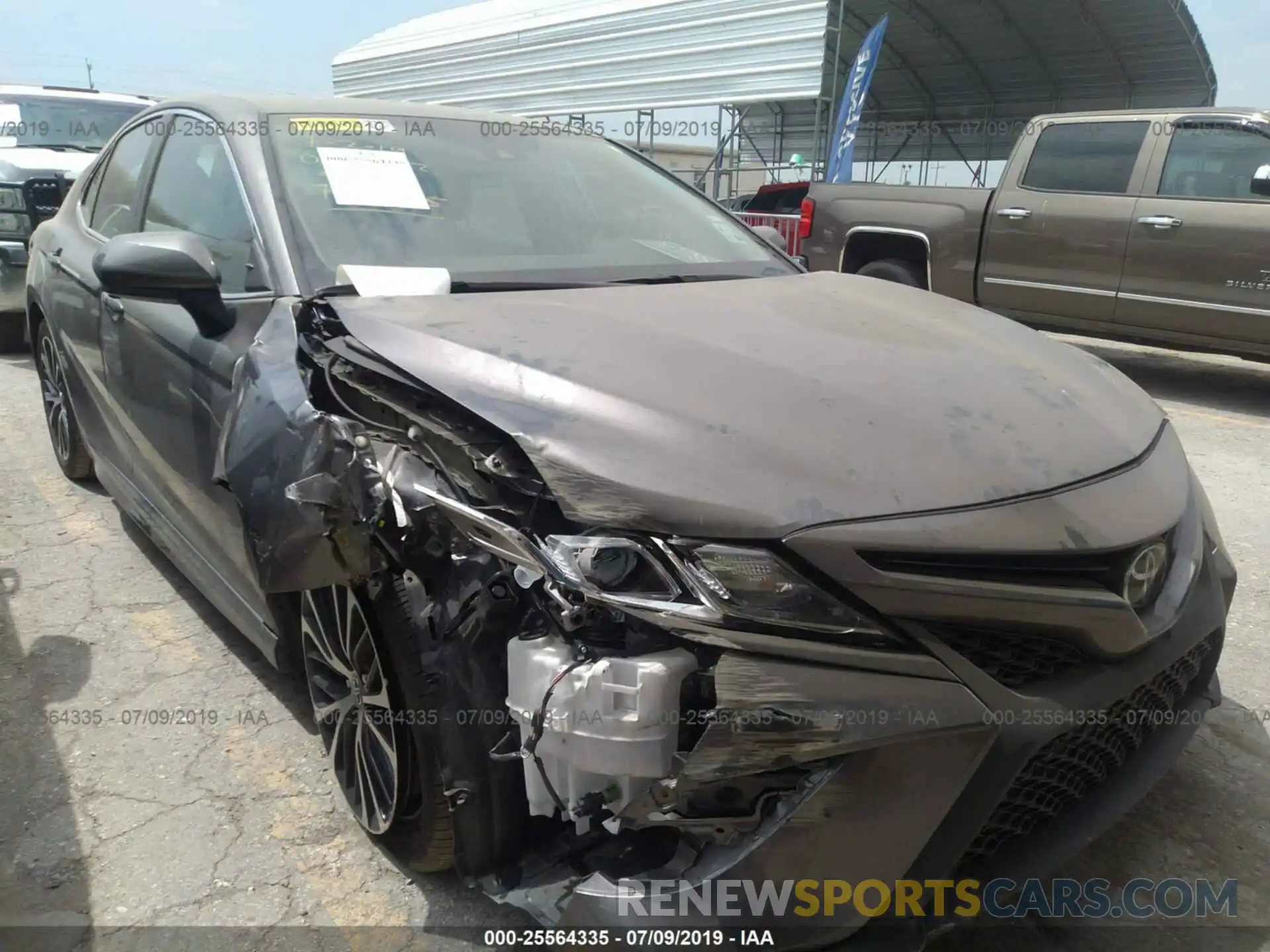 1 Photograph of a damaged car 4T1B11HK3KU723625 TOYOTA CAMRY 2019