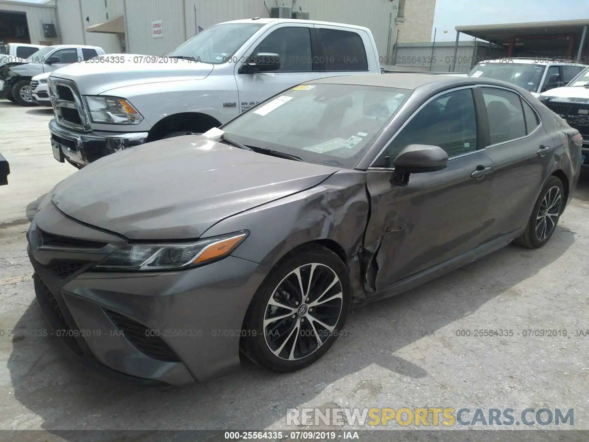 2 Photograph of a damaged car 4T1B11HK3KU723625 TOYOTA CAMRY 2019