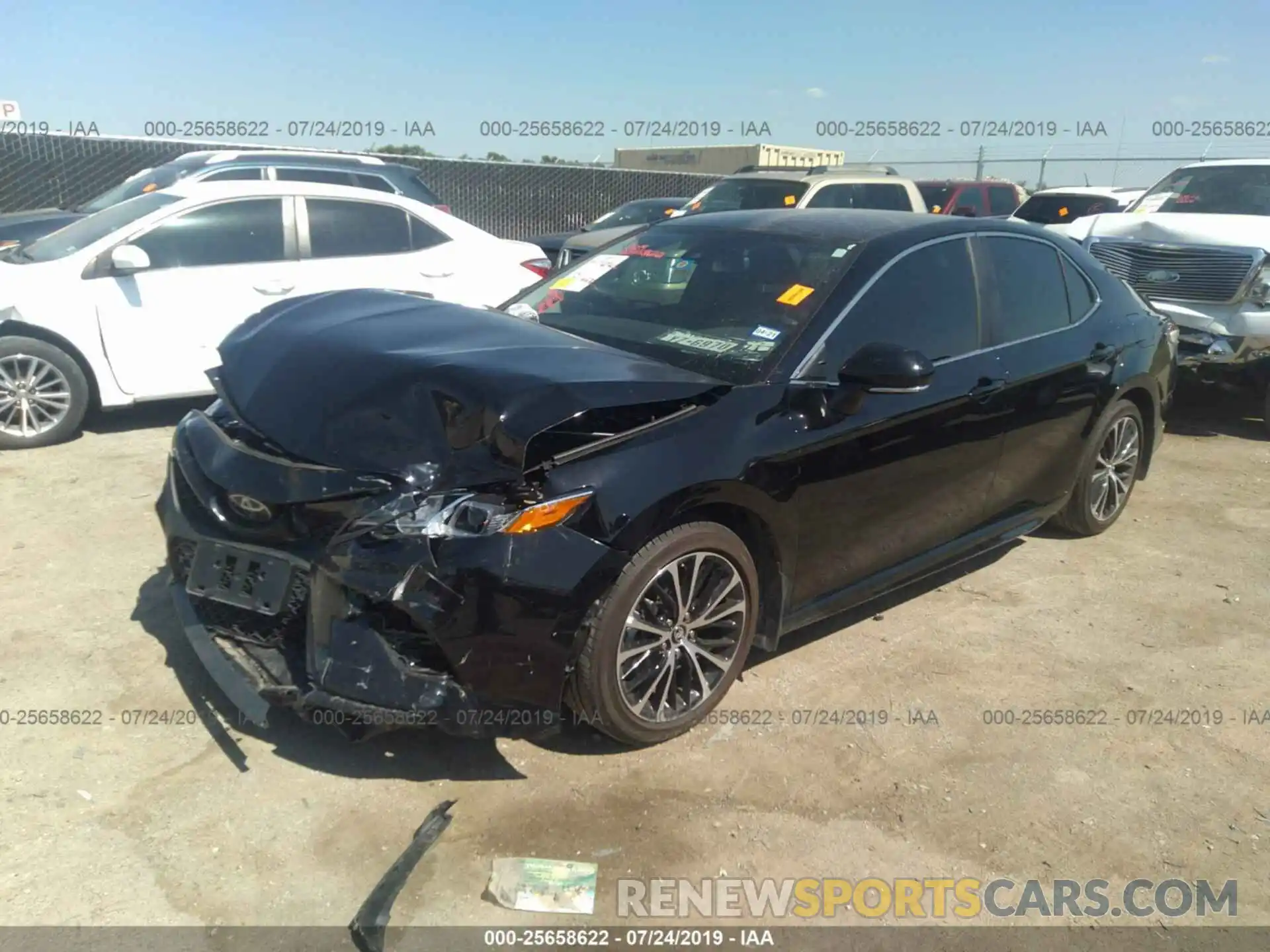 2 Photograph of a damaged car 4T1B11HK3KU723754 TOYOTA CAMRY 2019