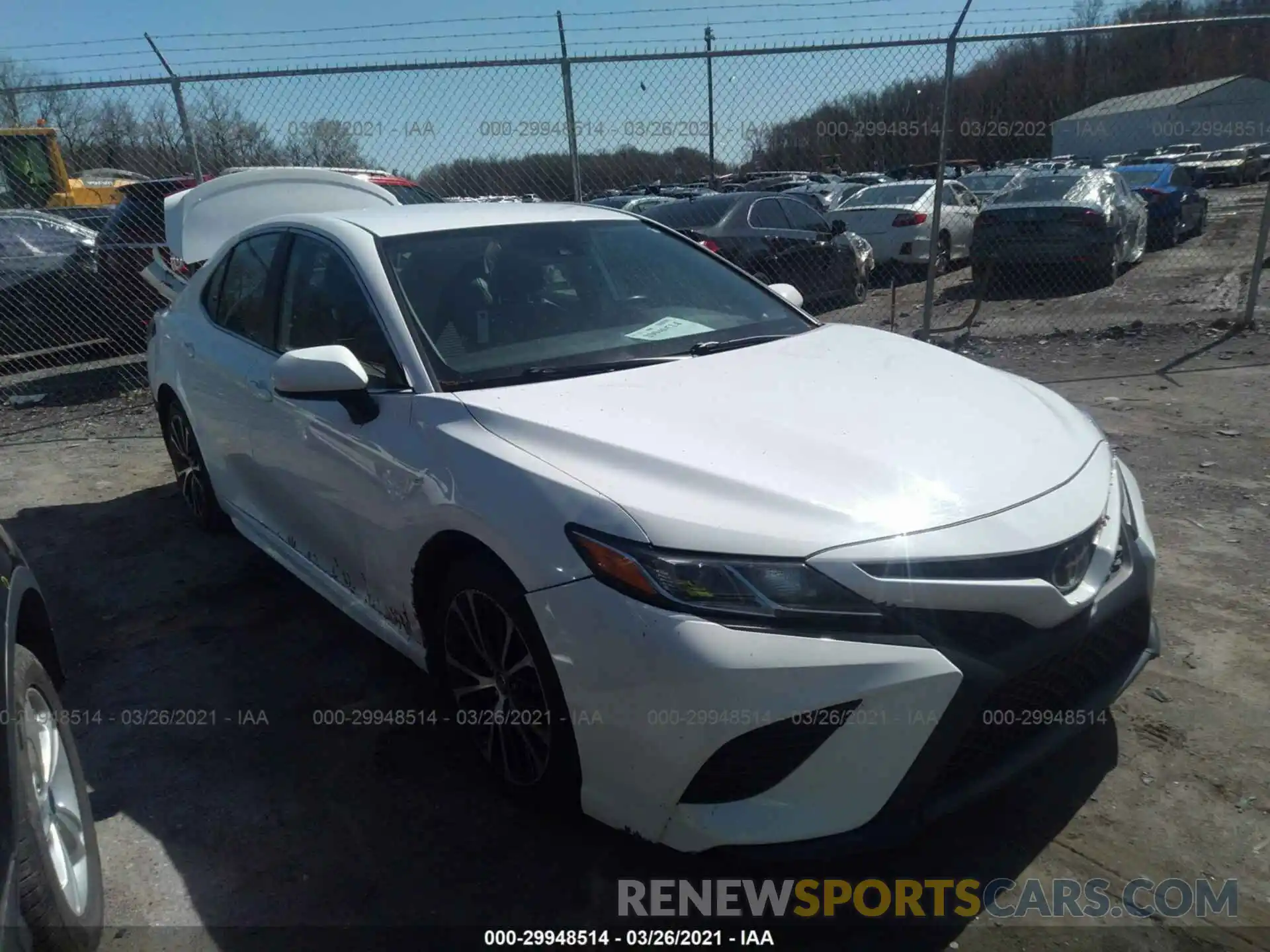 1 Photograph of a damaged car 4T1B11HK3KU725858 TOYOTA CAMRY 2019