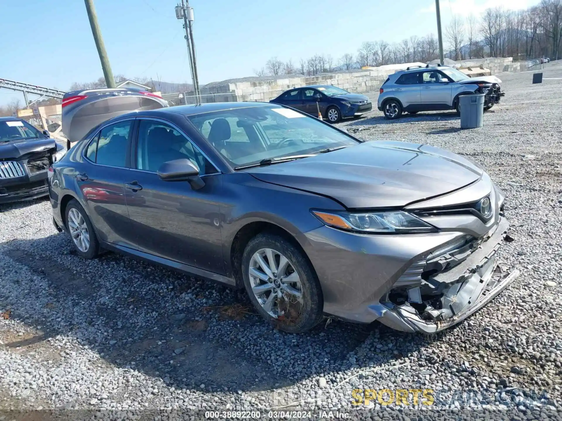 1 Photograph of a damaged car 4T1B11HK3KU727514 TOYOTA CAMRY 2019