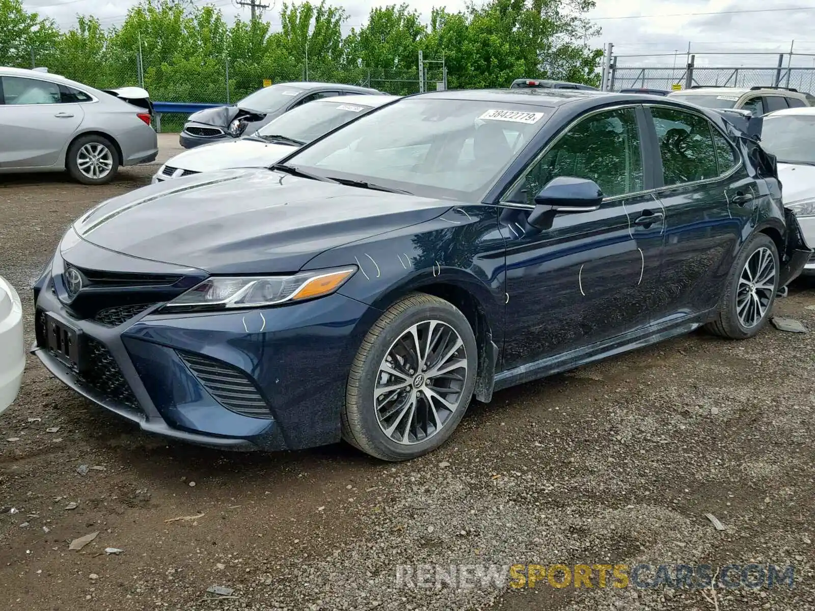 2 Photograph of a damaged car 4T1B11HK3KU728596 TOYOTA CAMRY 2019