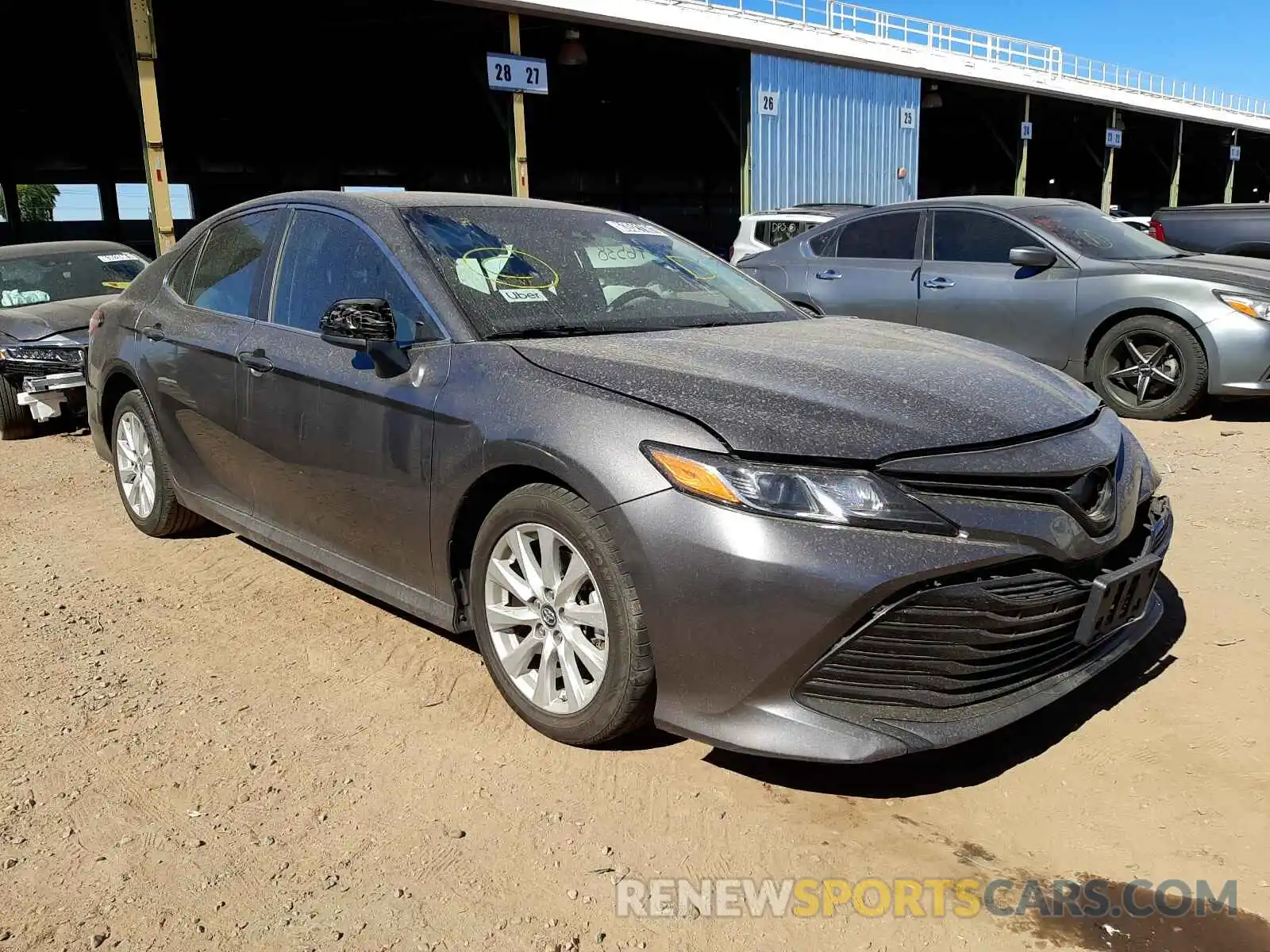 1 Photograph of a damaged car 4T1B11HK3KU728629 TOYOTA CAMRY 2019