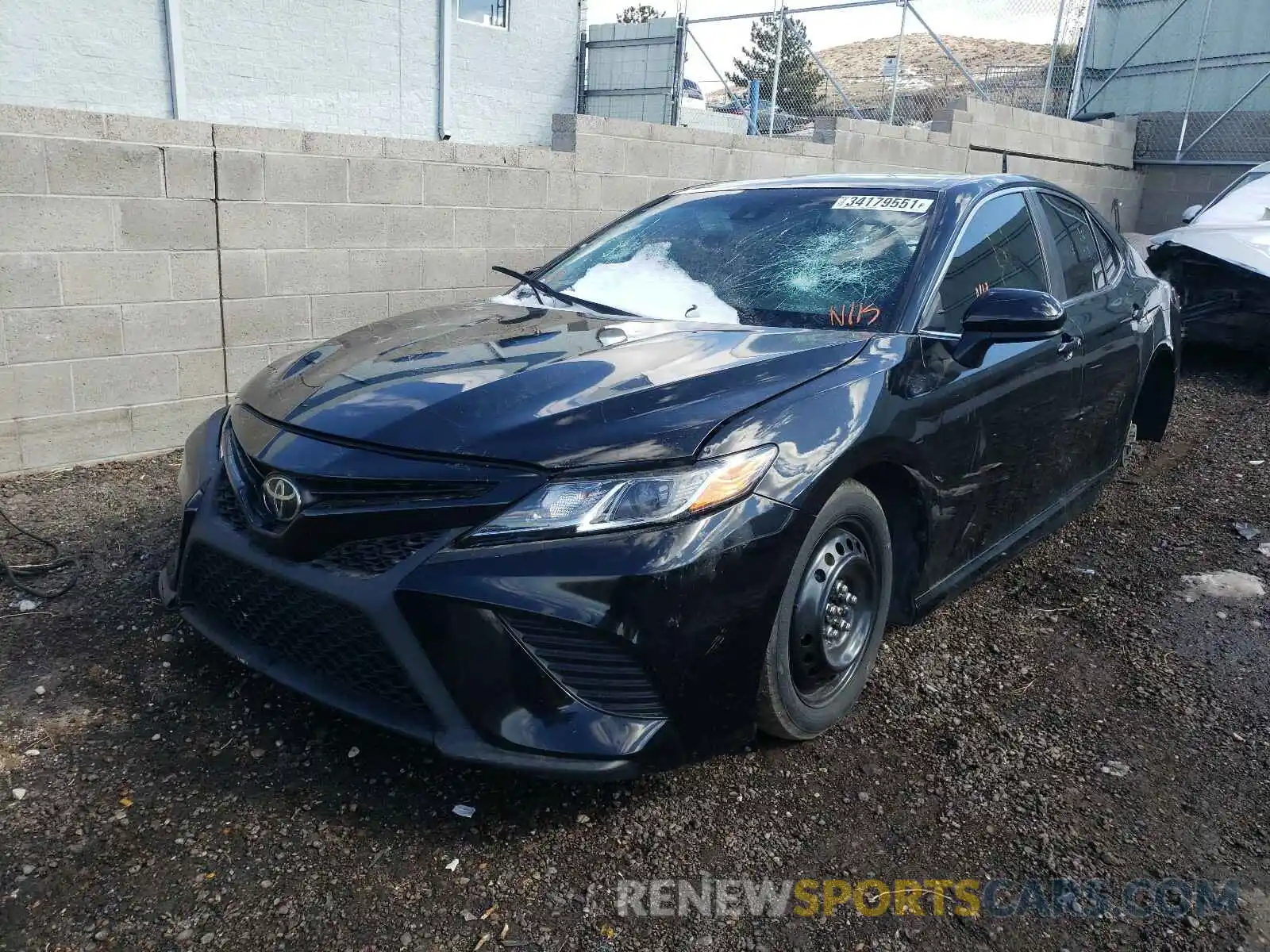 2 Photograph of a damaged car 4T1B11HK3KU730106 TOYOTA CAMRY 2019