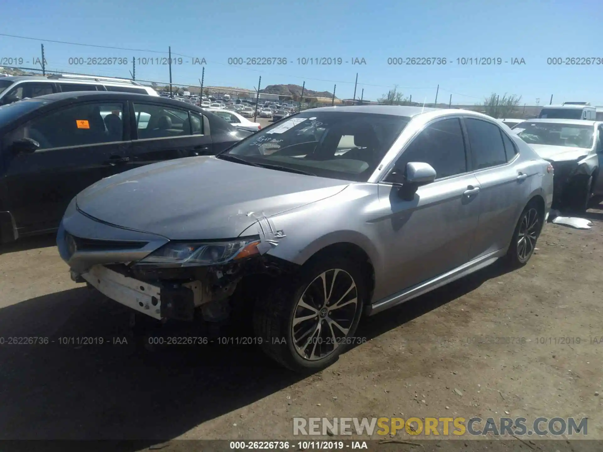 2 Photograph of a damaged car 4T1B11HK3KU732017 TOYOTA CAMRY 2019