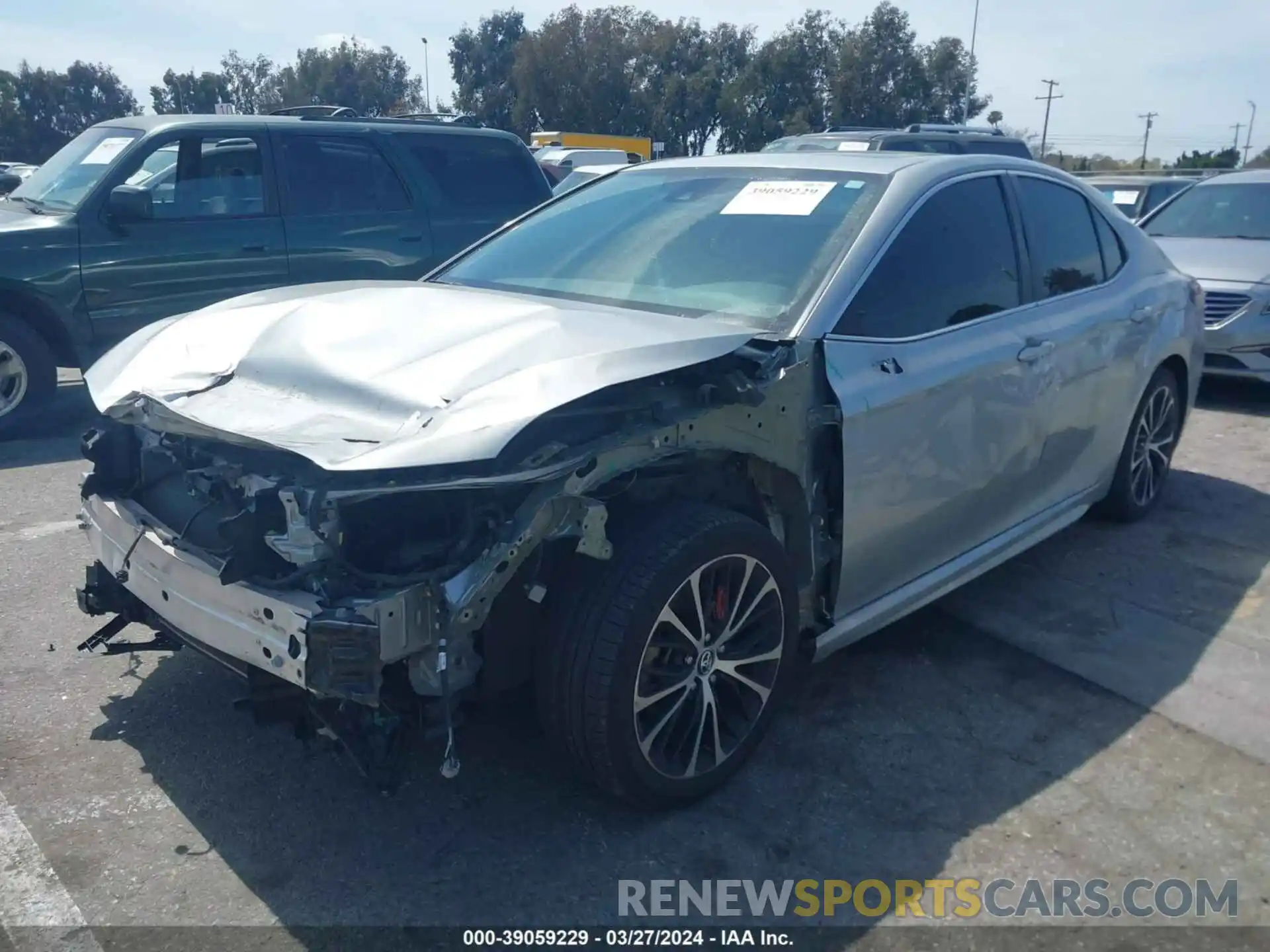 2 Photograph of a damaged car 4T1B11HK3KU733295 TOYOTA CAMRY 2019