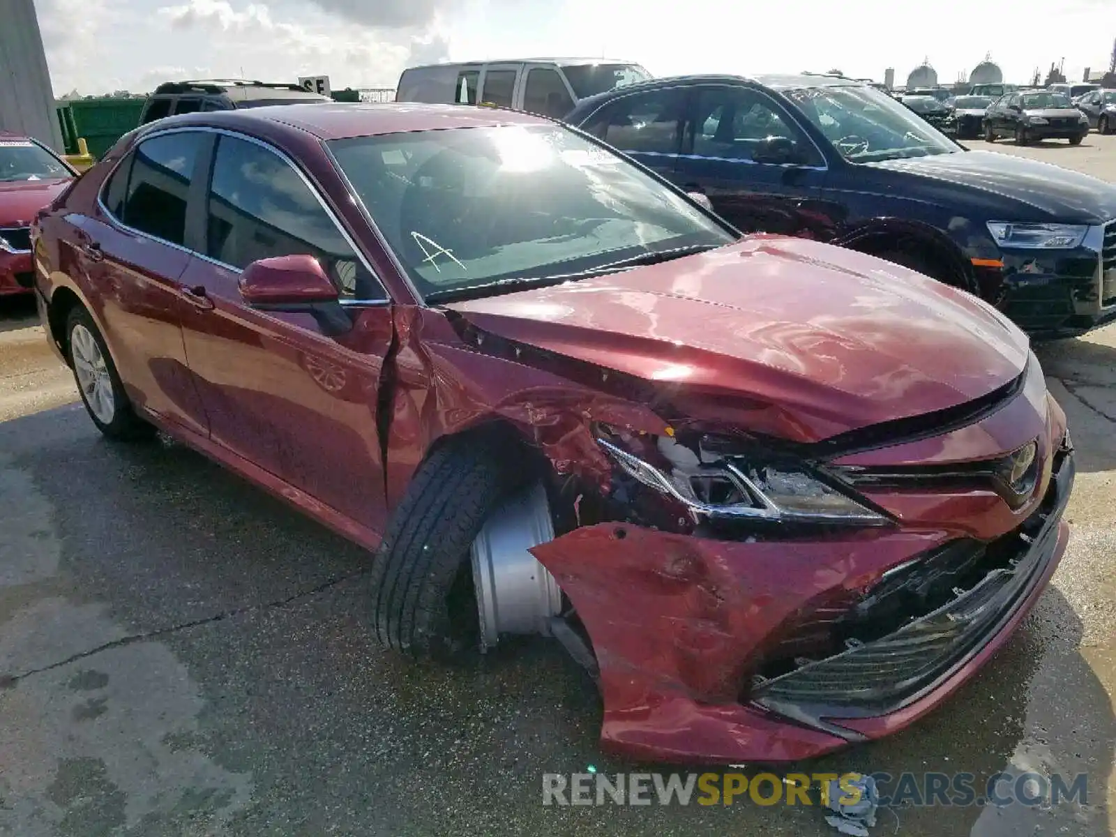 1 Photograph of a damaged car 4T1B11HK3KU734561 TOYOTA CAMRY 2019