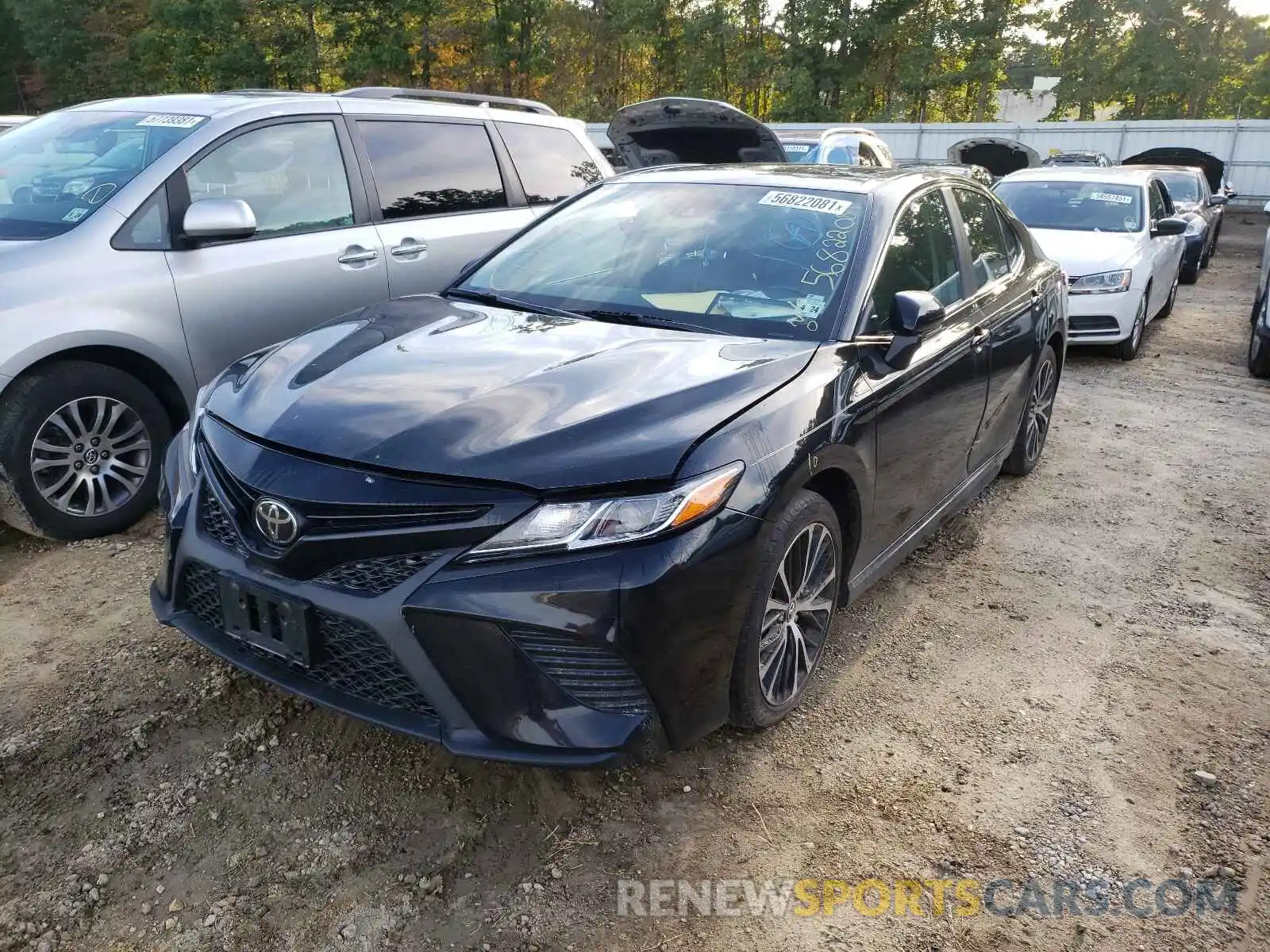 2 Photograph of a damaged car 4T1B11HK3KU735127 TOYOTA CAMRY 2019