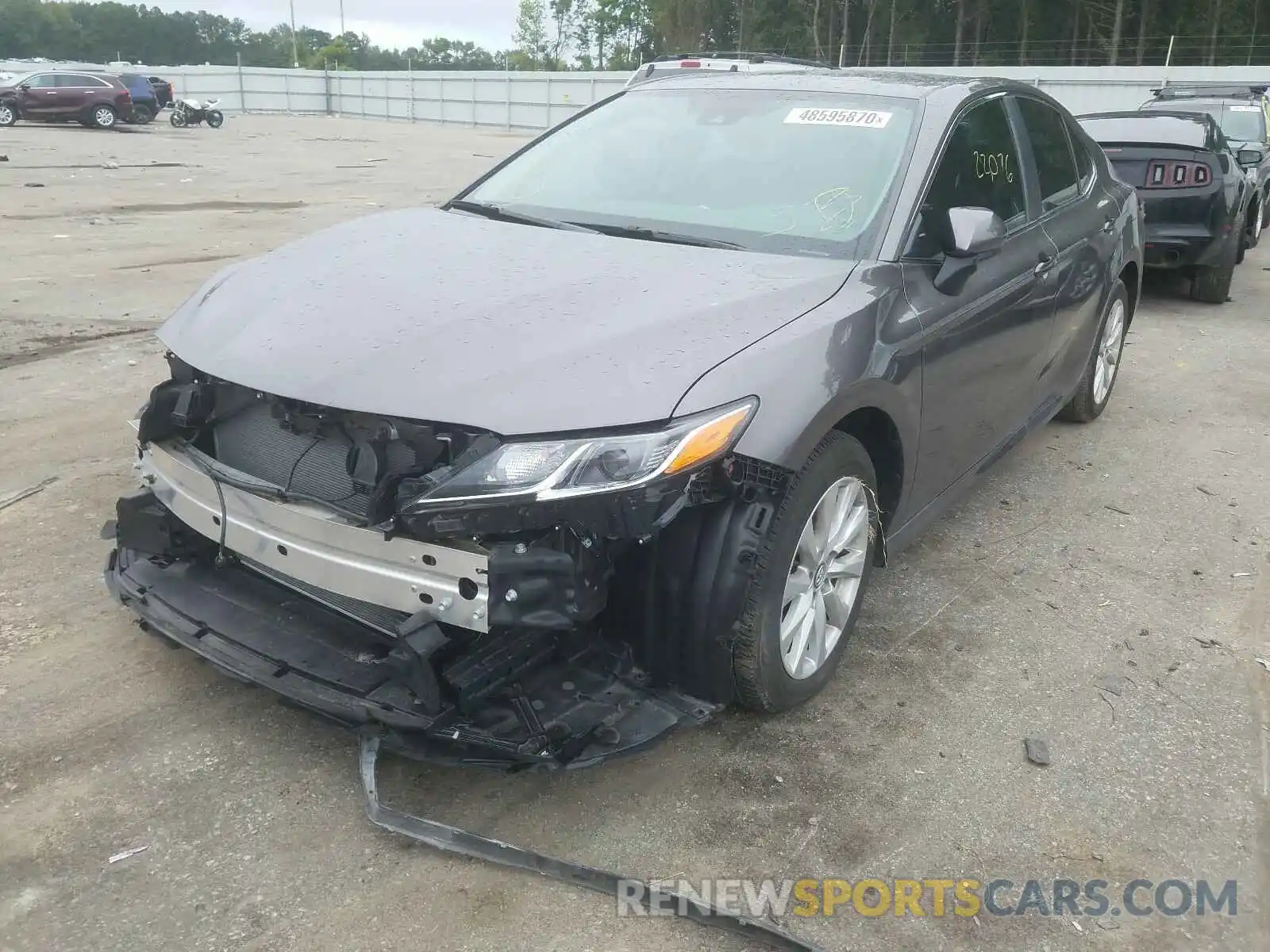 2 Photograph of a damaged car 4T1B11HK3KU736441 TOYOTA CAMRY 2019