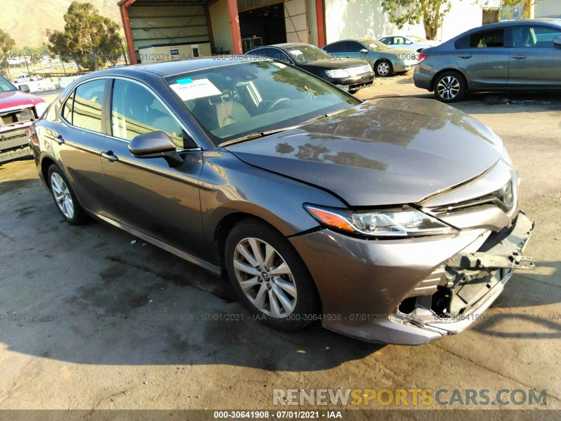 1 Photograph of a damaged car 4T1B11HK3KU737931 TOYOTA CAMRY 2019