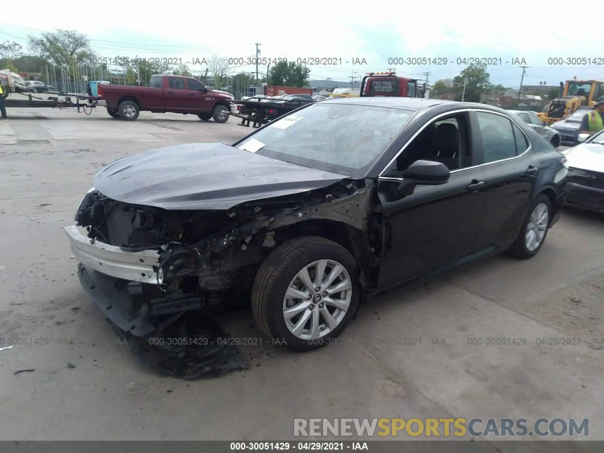 2 Photograph of a damaged car 4T1B11HK3KU739520 TOYOTA CAMRY 2019