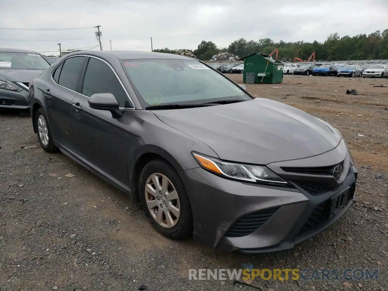 1 Photograph of a damaged car 4T1B11HK3KU740246 TOYOTA CAMRY 2019