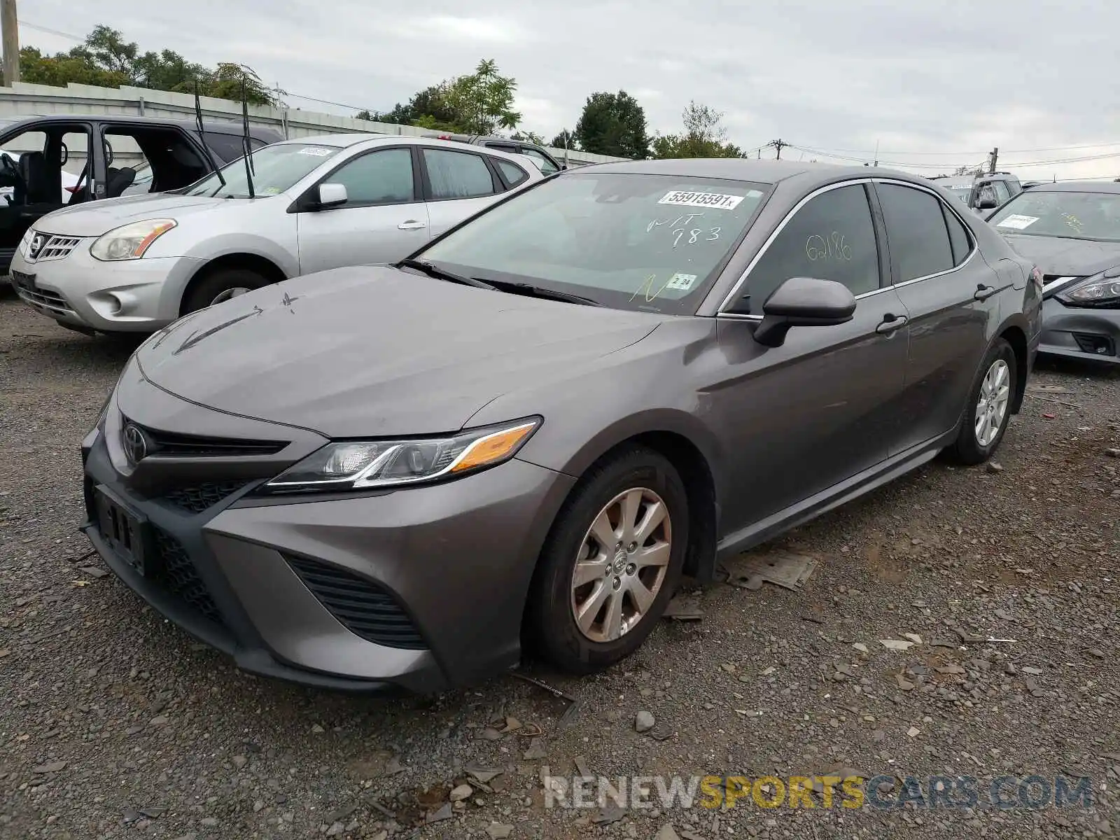 2 Photograph of a damaged car 4T1B11HK3KU740246 TOYOTA CAMRY 2019