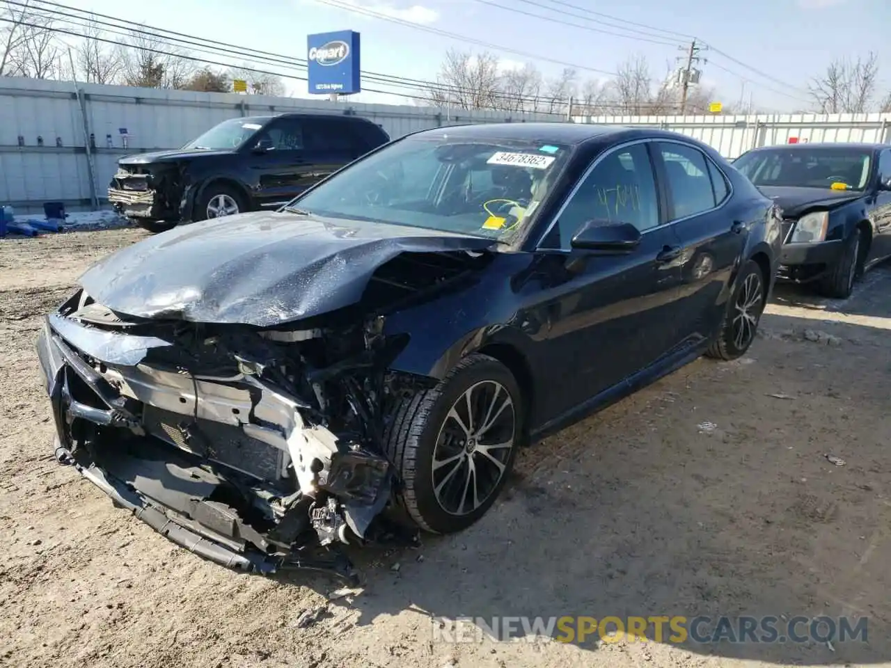 2 Photograph of a damaged car 4T1B11HK3KU740456 TOYOTA CAMRY 2019