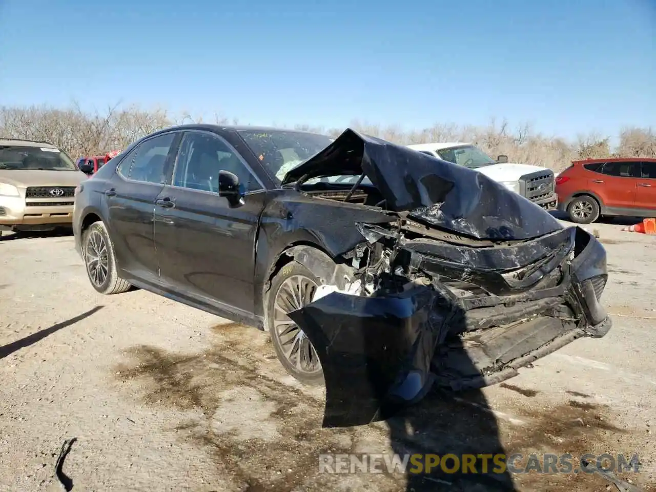 1 Photograph of a damaged car 4T1B11HK3KU742417 TOYOTA CAMRY 2019