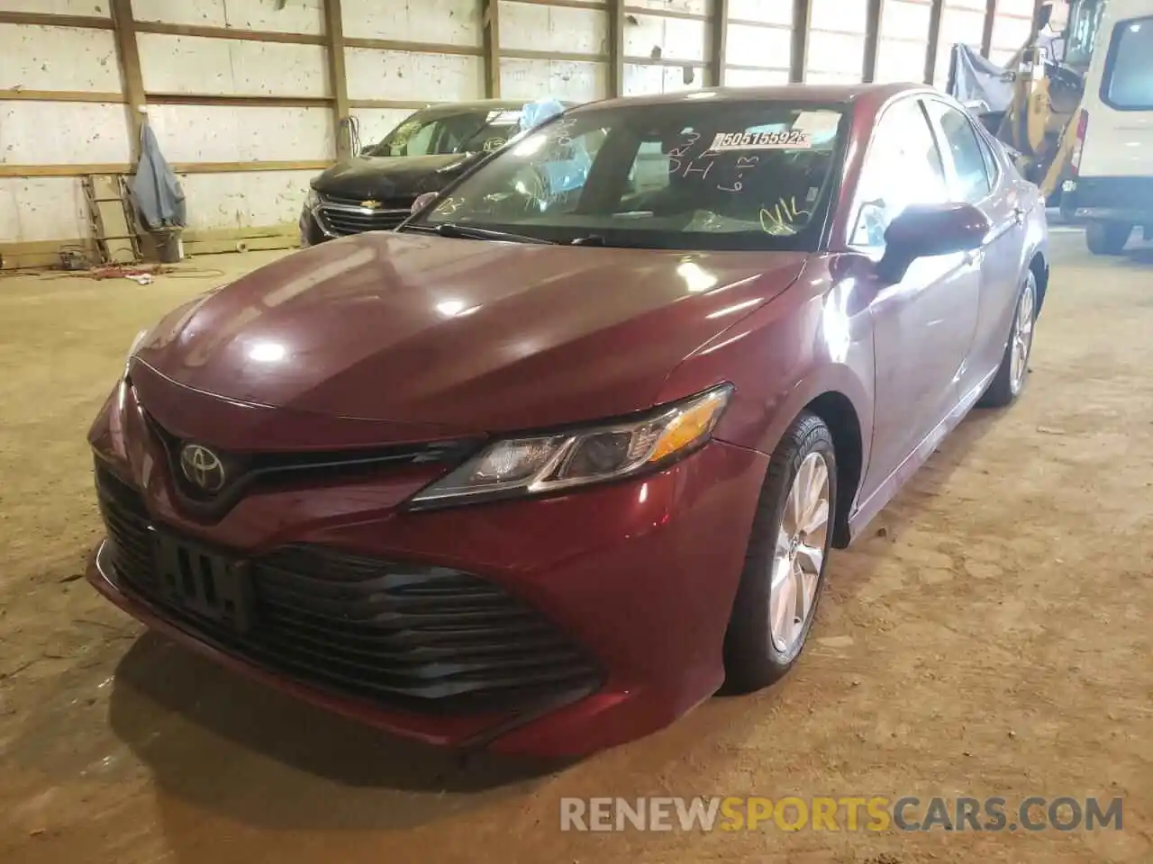 2 Photograph of a damaged car 4T1B11HK3KU742711 TOYOTA CAMRY 2019