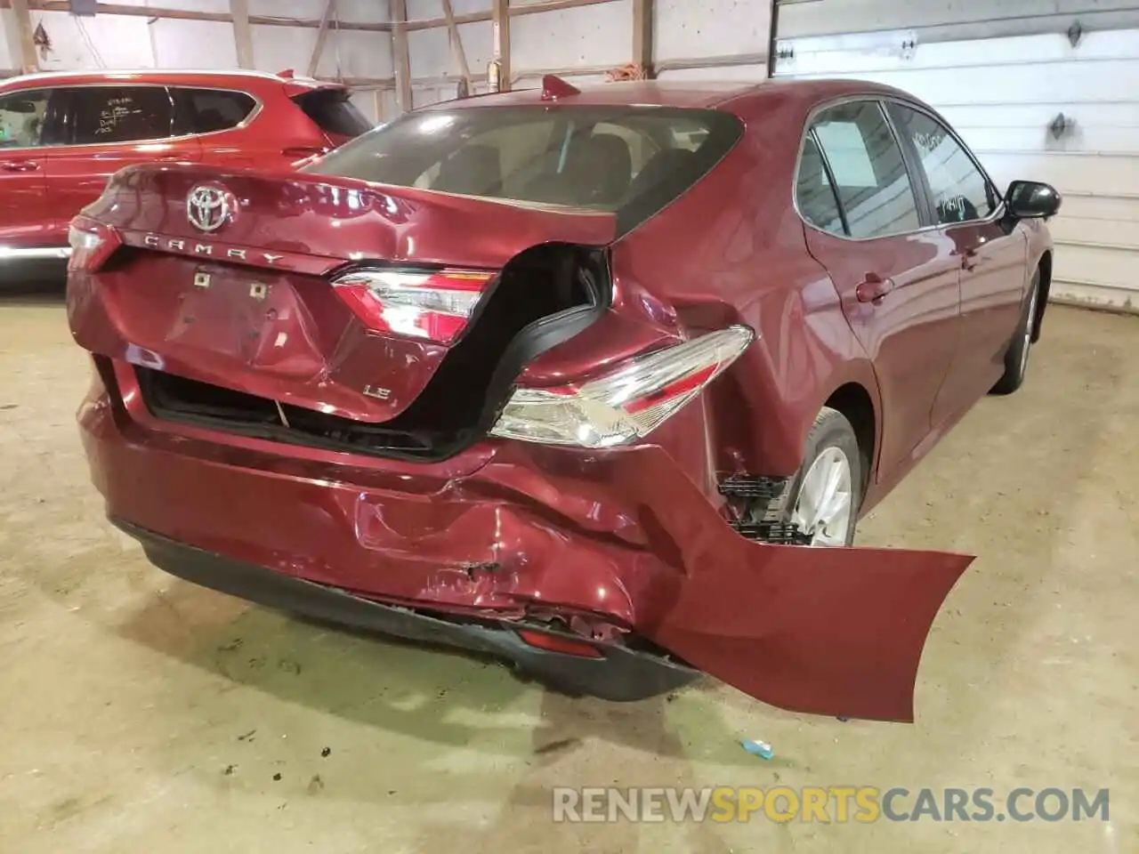 4 Photograph of a damaged car 4T1B11HK3KU742711 TOYOTA CAMRY 2019