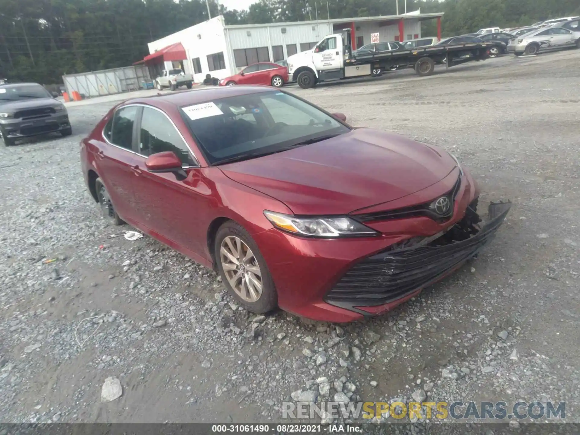 1 Photograph of a damaged car 4T1B11HK3KU743292 TOYOTA CAMRY 2019