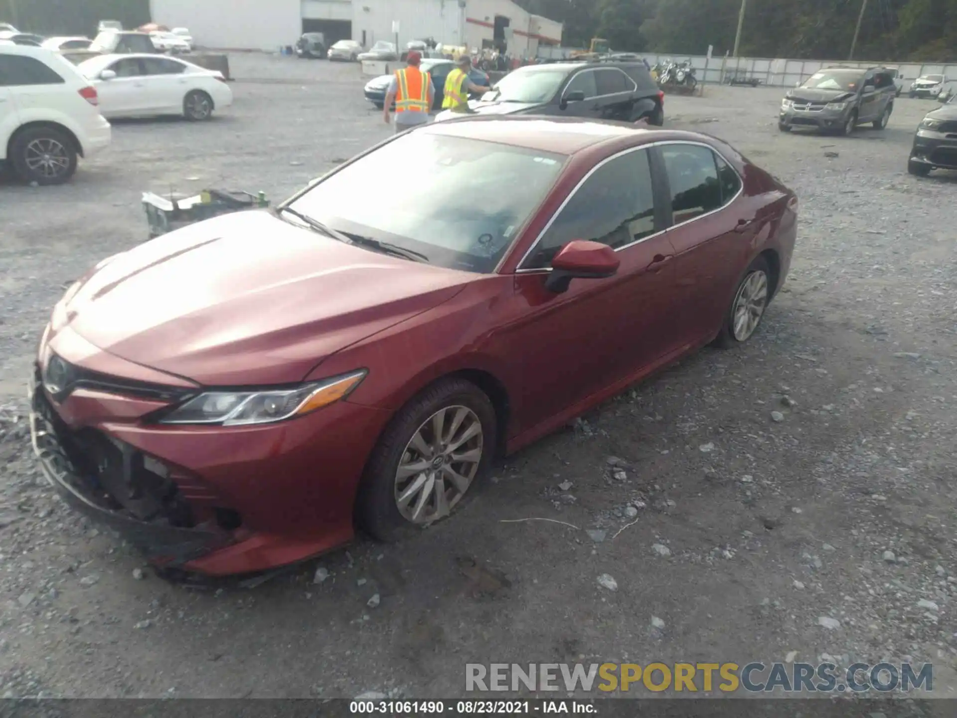 2 Photograph of a damaged car 4T1B11HK3KU743292 TOYOTA CAMRY 2019