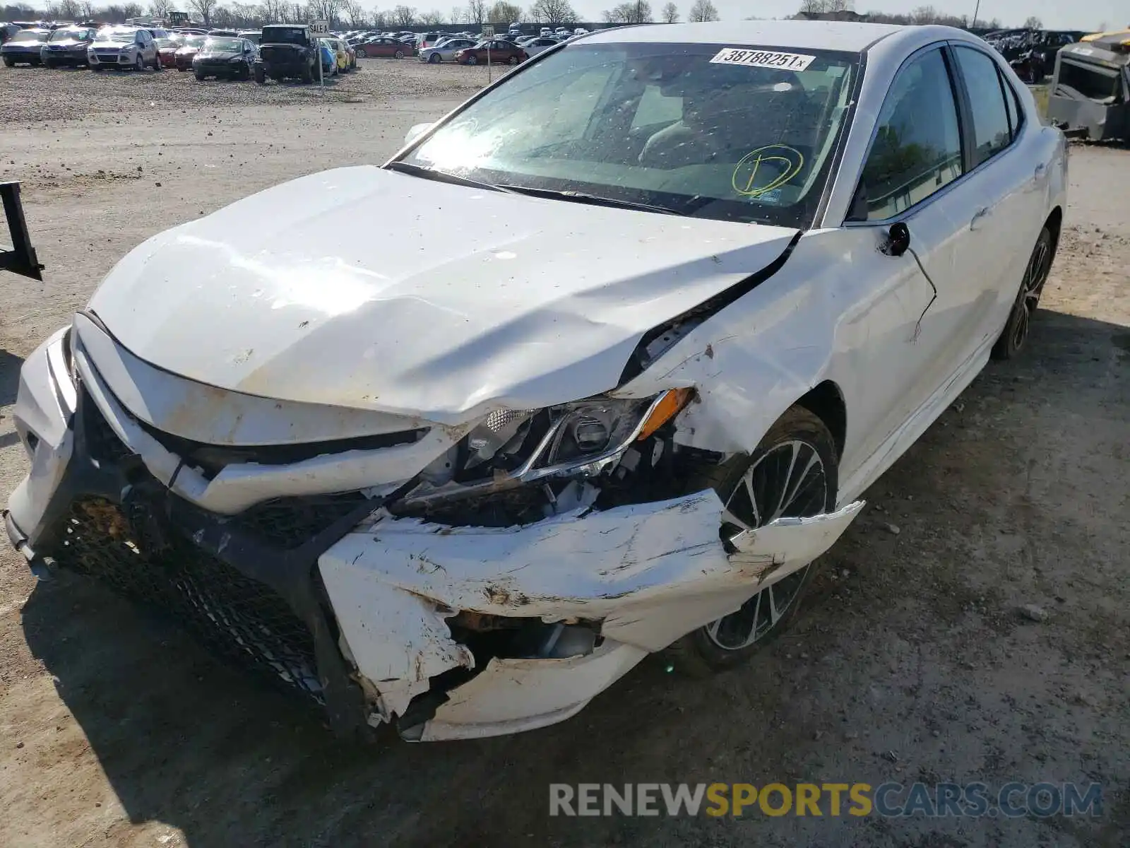 2 Photograph of a damaged car 4T1B11HK3KU744006 TOYOTA CAMRY 2019