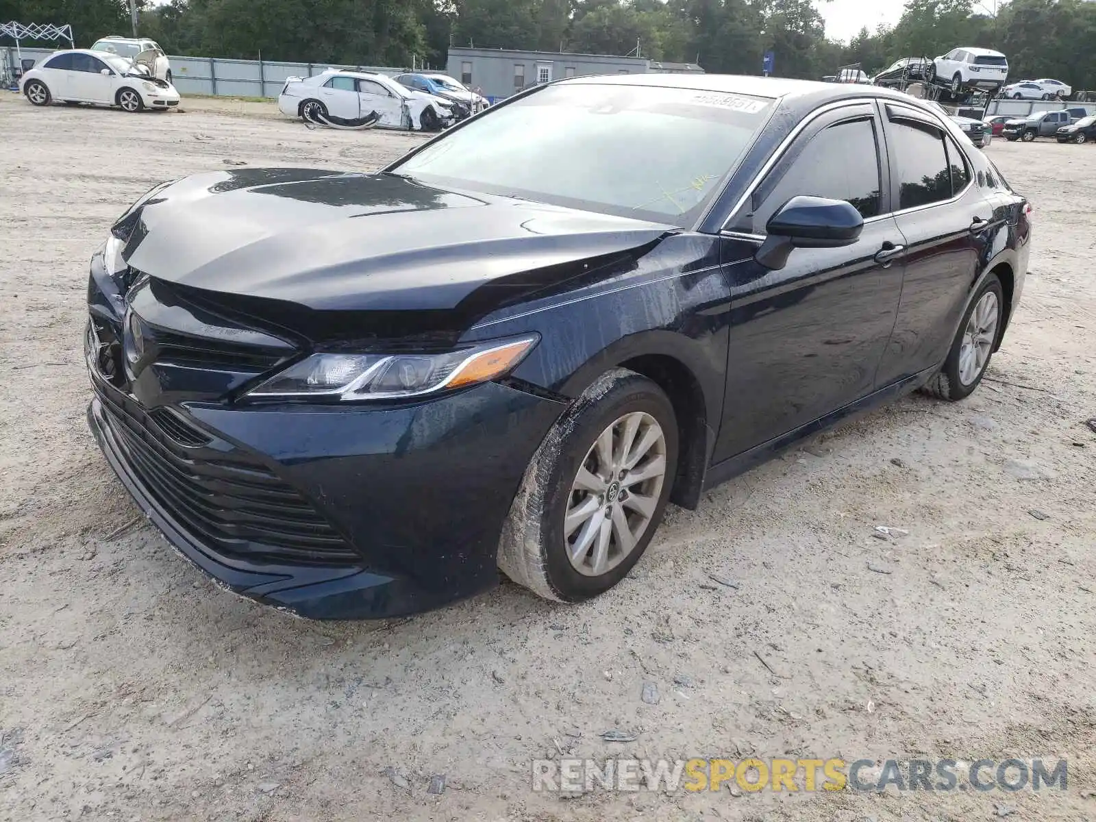 2 Photograph of a damaged car 4T1B11HK3KU746080 TOYOTA CAMRY 2019