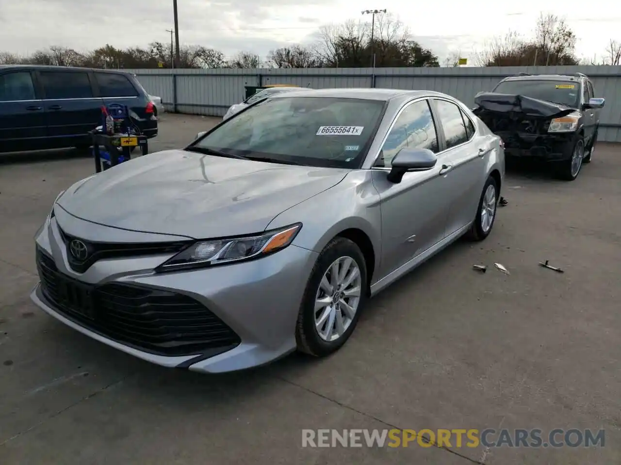 2 Photograph of a damaged car 4T1B11HK3KU747522 TOYOTA CAMRY 2019