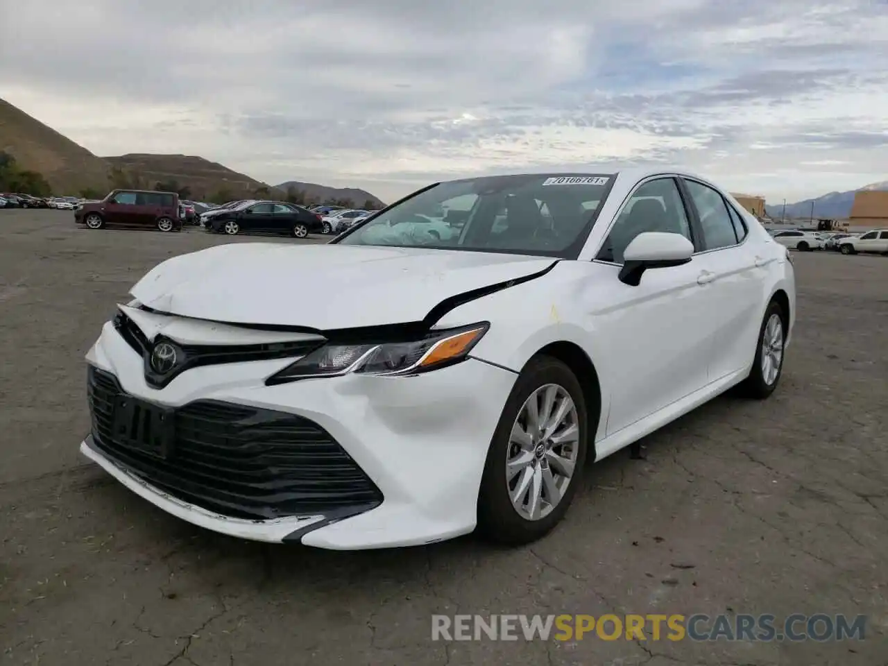 2 Photograph of a damaged car 4T1B11HK3KU748721 TOYOTA CAMRY 2019