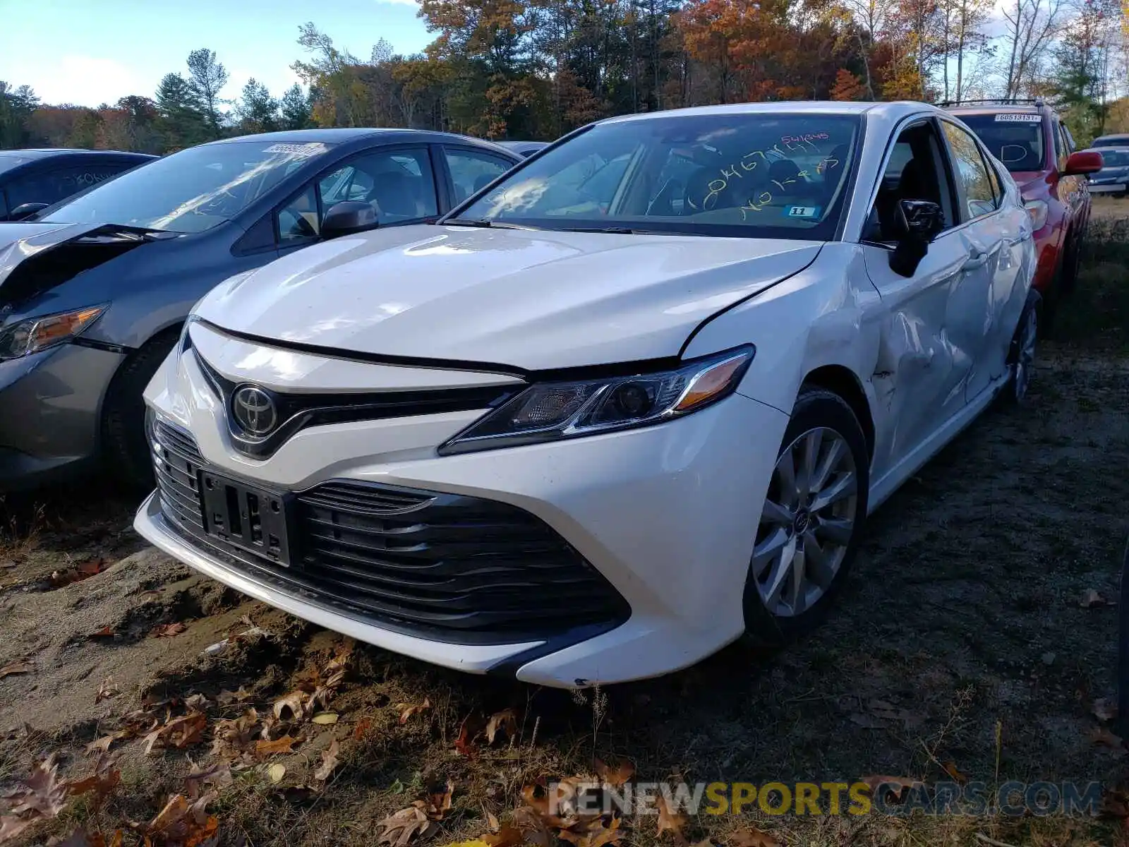 2 Photograph of a damaged car 4T1B11HK3KU753398 TOYOTA CAMRY 2019