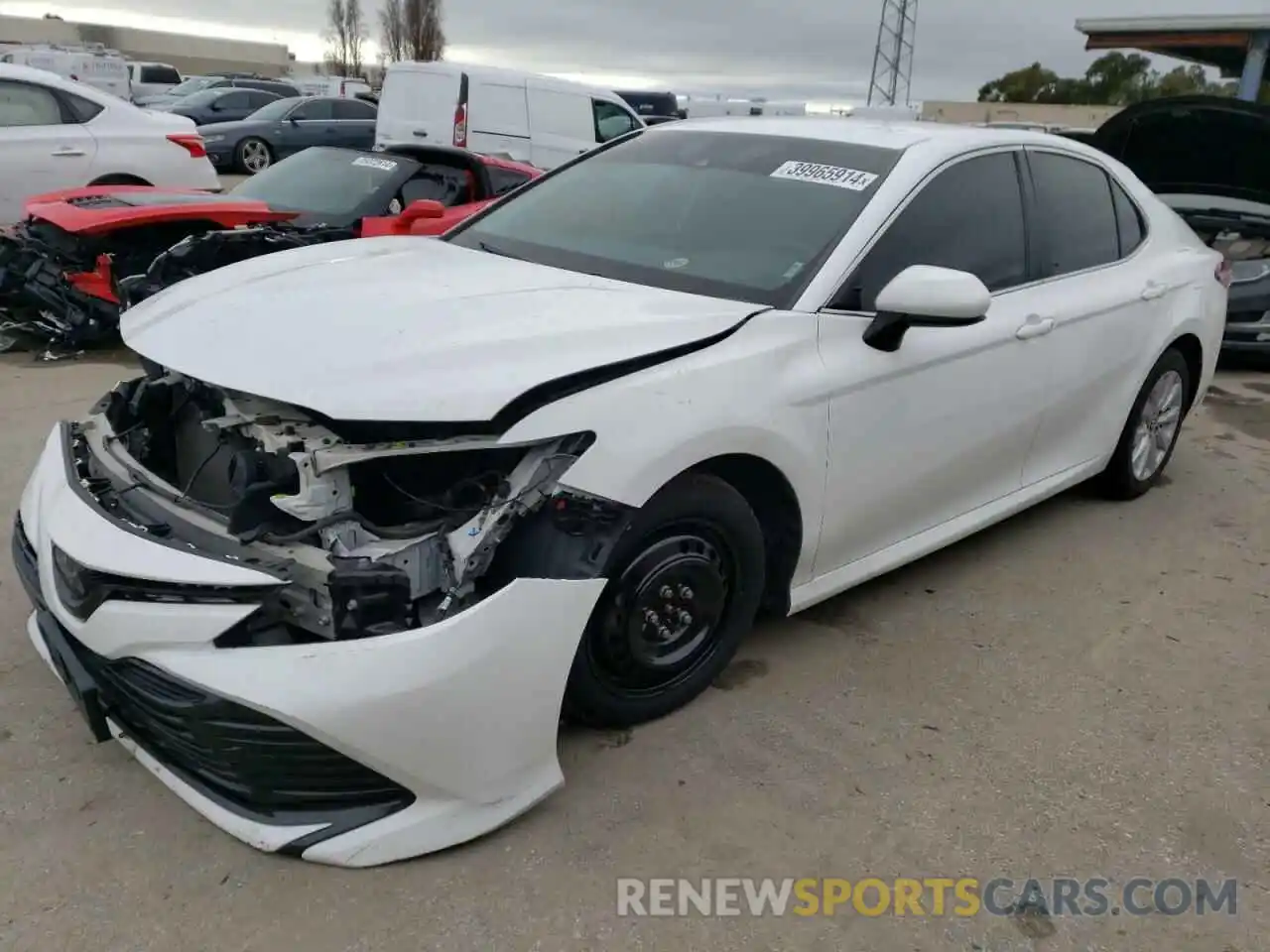 1 Photograph of a damaged car 4T1B11HK3KU756687 TOYOTA CAMRY 2019