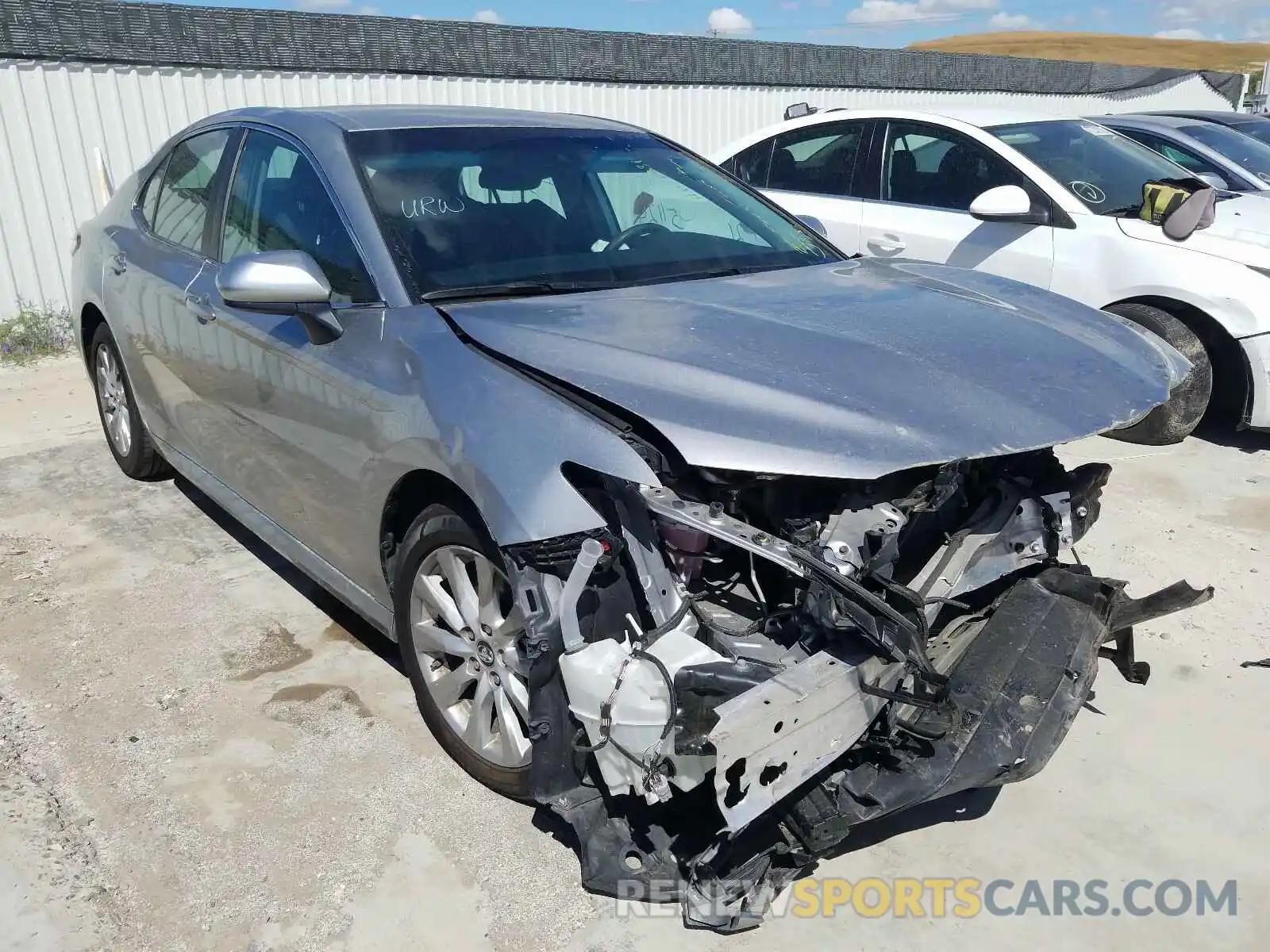 1 Photograph of a damaged car 4T1B11HK3KU758844 TOYOTA CAMRY 2019