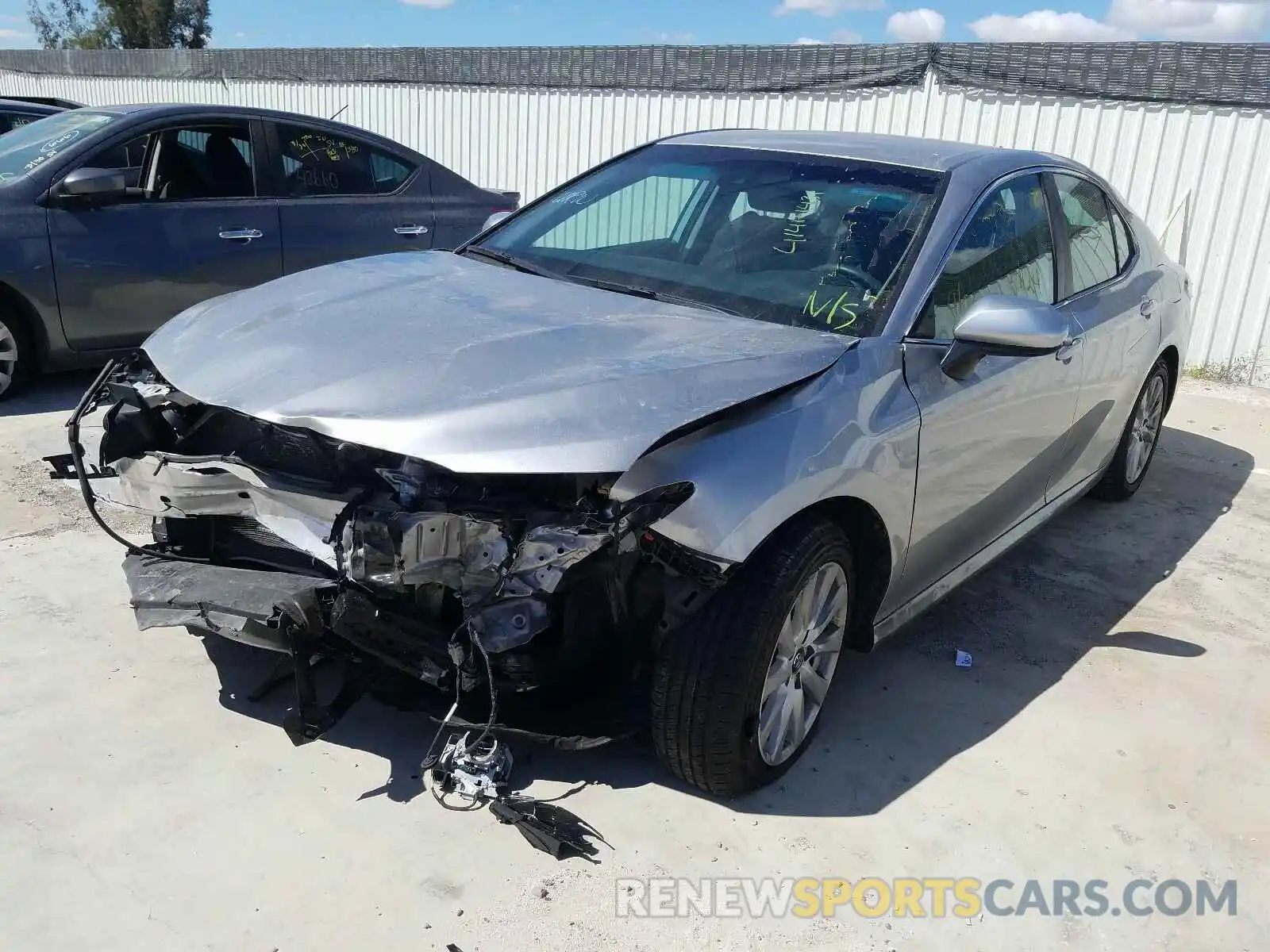 2 Photograph of a damaged car 4T1B11HK3KU758844 TOYOTA CAMRY 2019