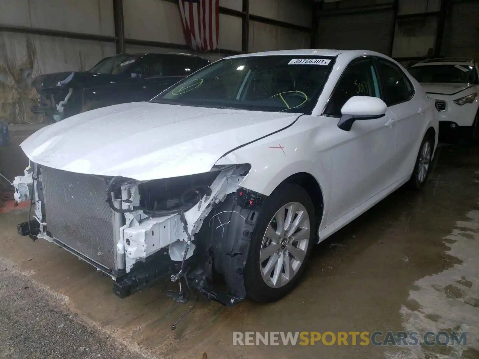 2 Photograph of a damaged car 4T1B11HK3KU759136 TOYOTA CAMRY 2019