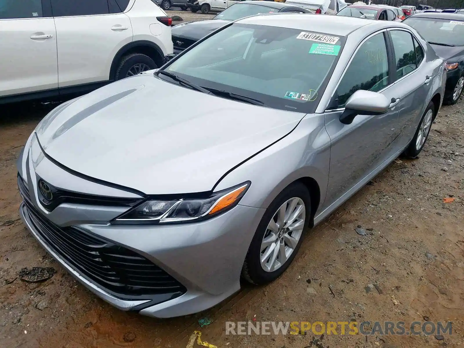 2 Photograph of a damaged car 4T1B11HK3KU759539 TOYOTA CAMRY 2019