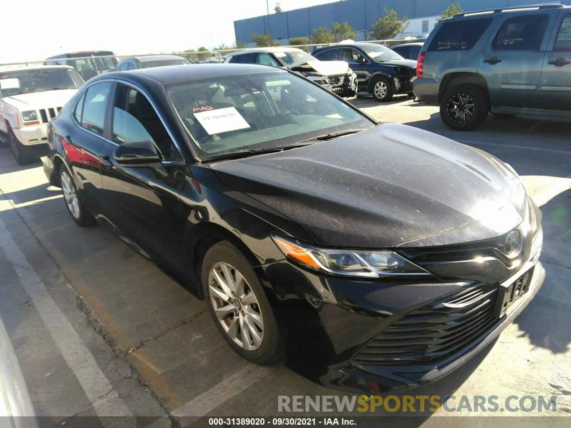 1 Photograph of a damaged car 4T1B11HK3KU760206 TOYOTA CAMRY 2019