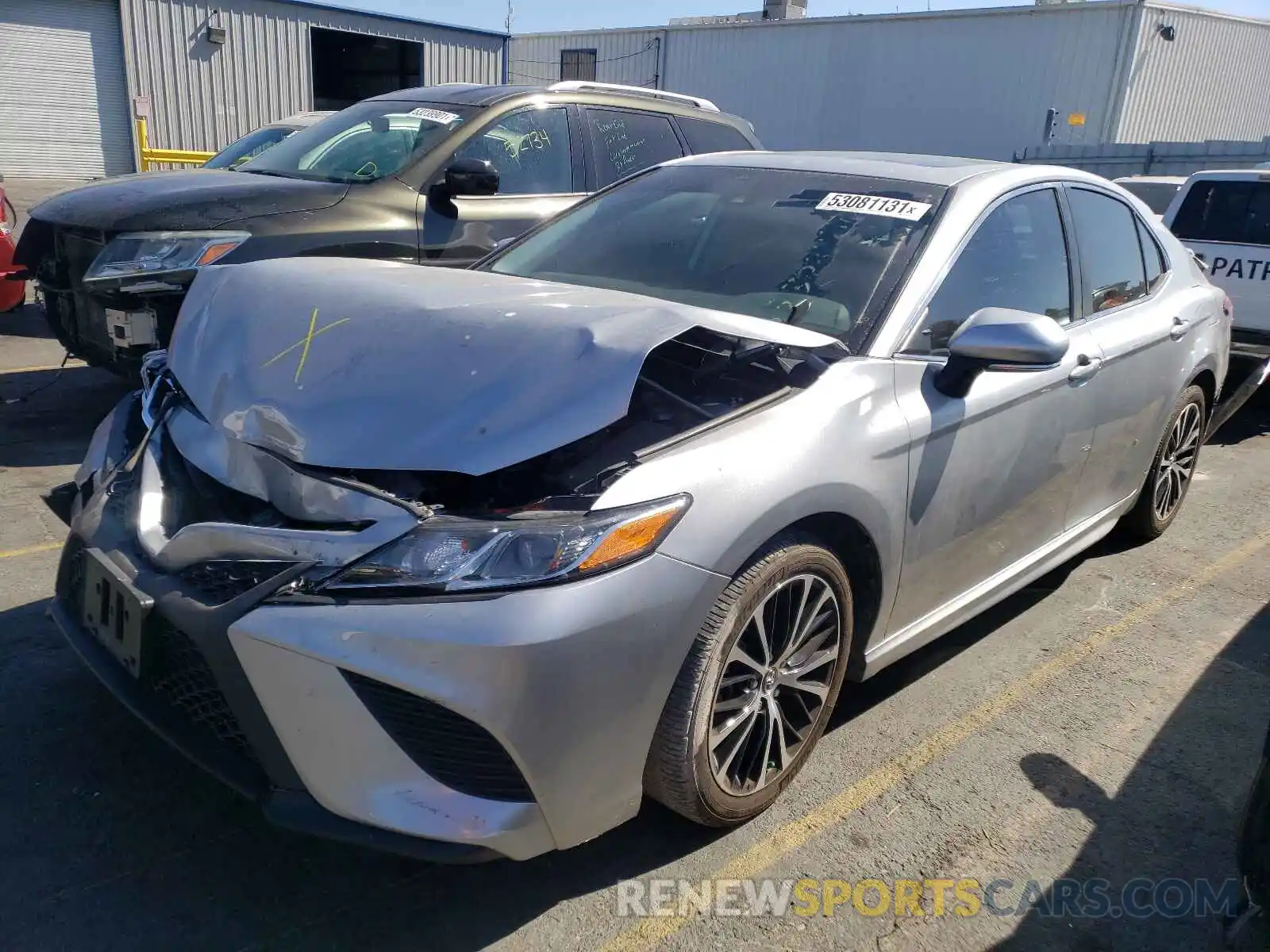 2 Photograph of a damaged car 4T1B11HK3KU761386 TOYOTA CAMRY 2019