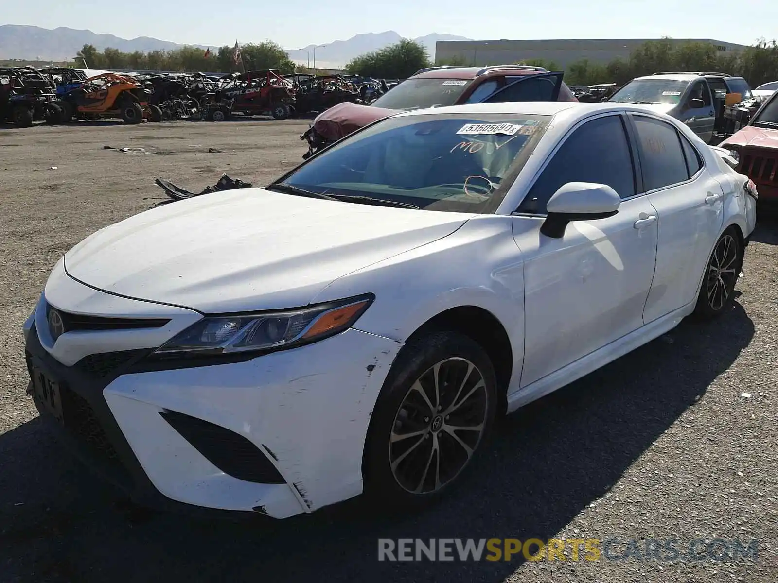 2 Photograph of a damaged car 4T1B11HK3KU765423 TOYOTA CAMRY 2019