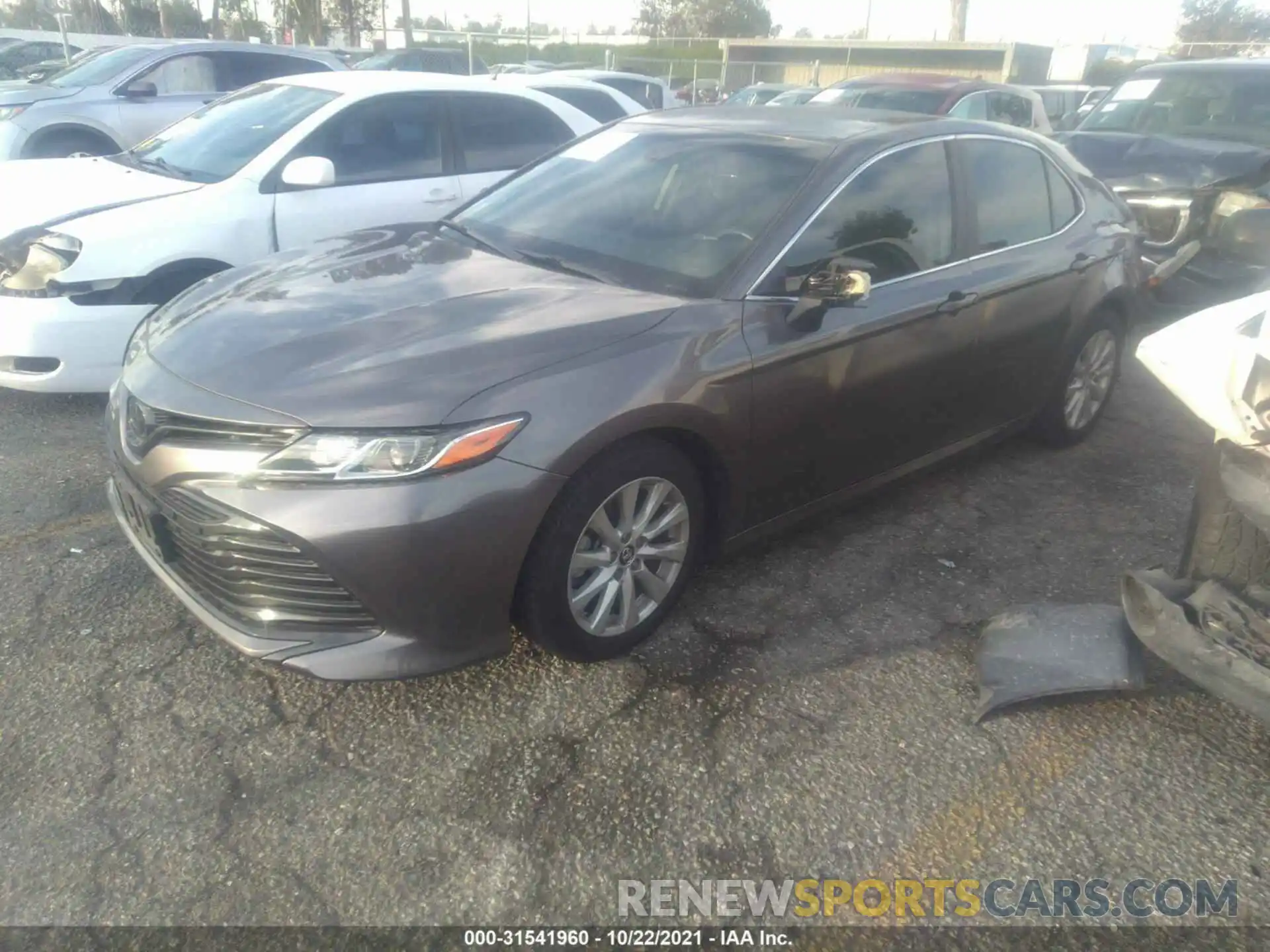 2 Photograph of a damaged car 4T1B11HK3KU766104 TOYOTA CAMRY 2019