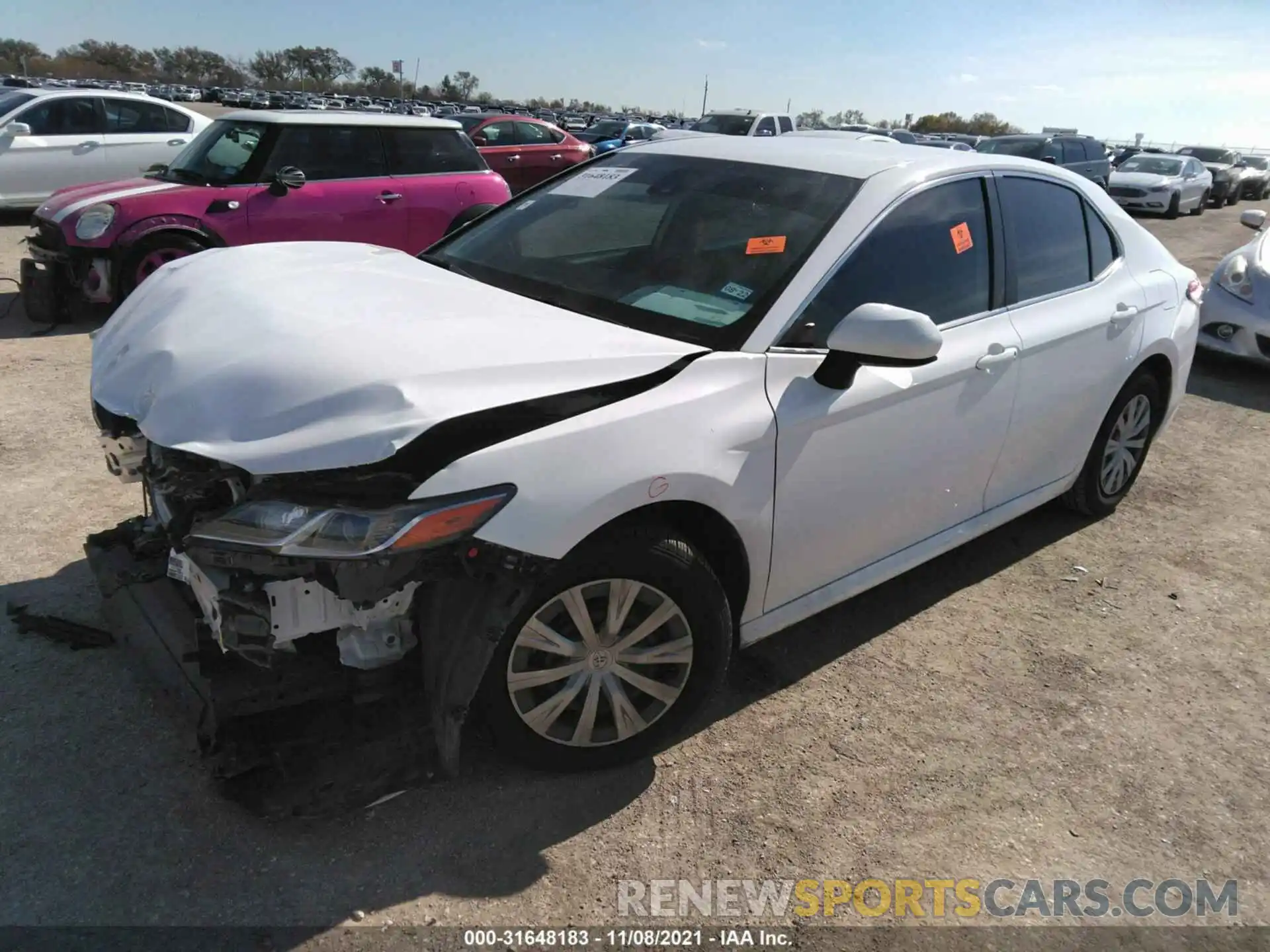 2 Photograph of a damaged car 4T1B11HK3KU770928 TOYOTA CAMRY 2019