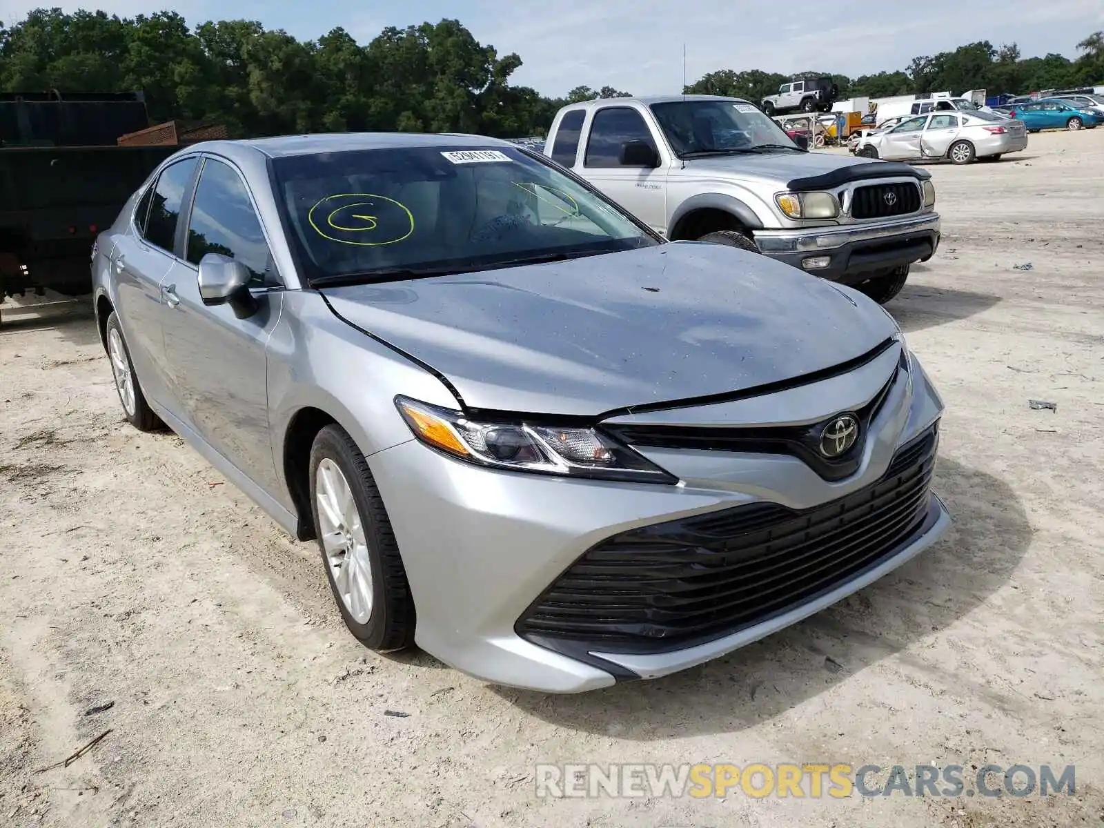 1 Photograph of a damaged car 4T1B11HK3KU771707 TOYOTA CAMRY 2019